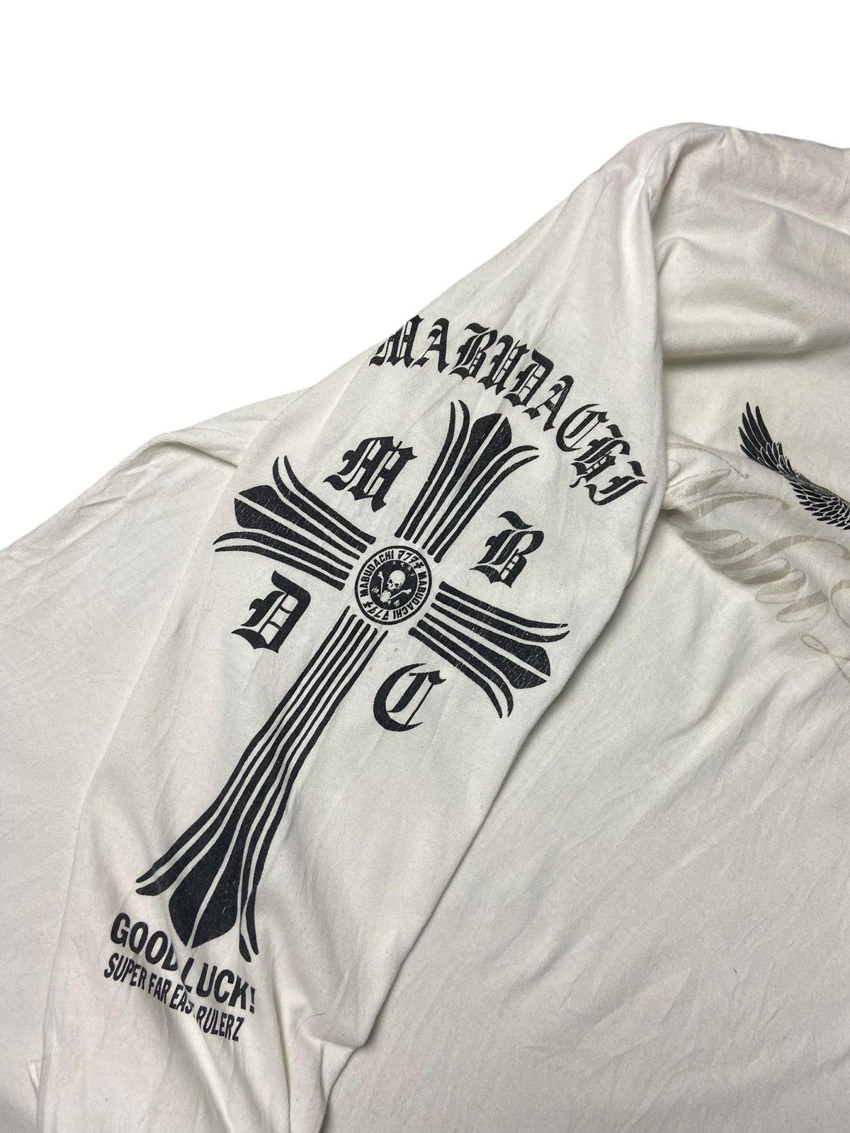 Japanese Brand 🇯🇵Shonan Mabudachi Punk Gothic Long Sleeve Tee (142) Size US XL / EU 56 / 4 - 4 Thumbnail