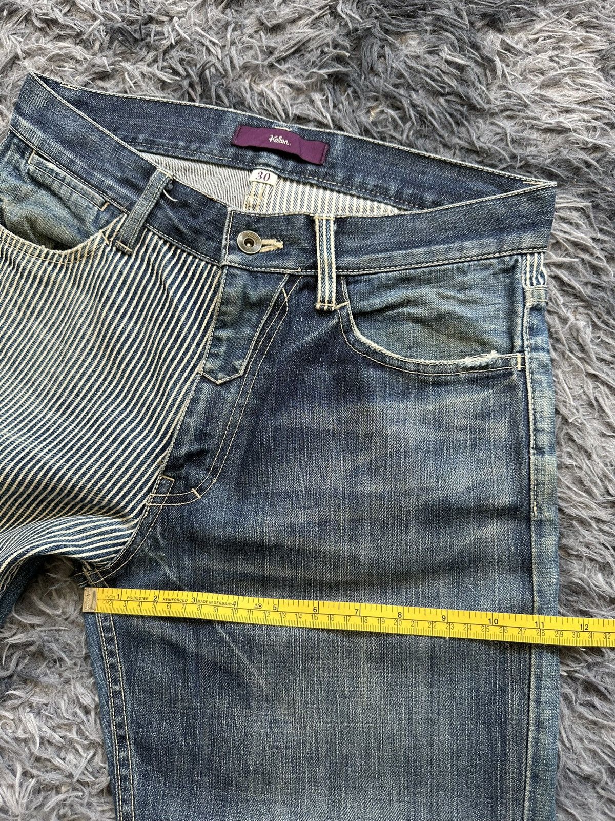Japanese Brand Y2k KELEN Japan patchwork vintage style jeans Size US 30 / EU 46 - 14 Thumbnail