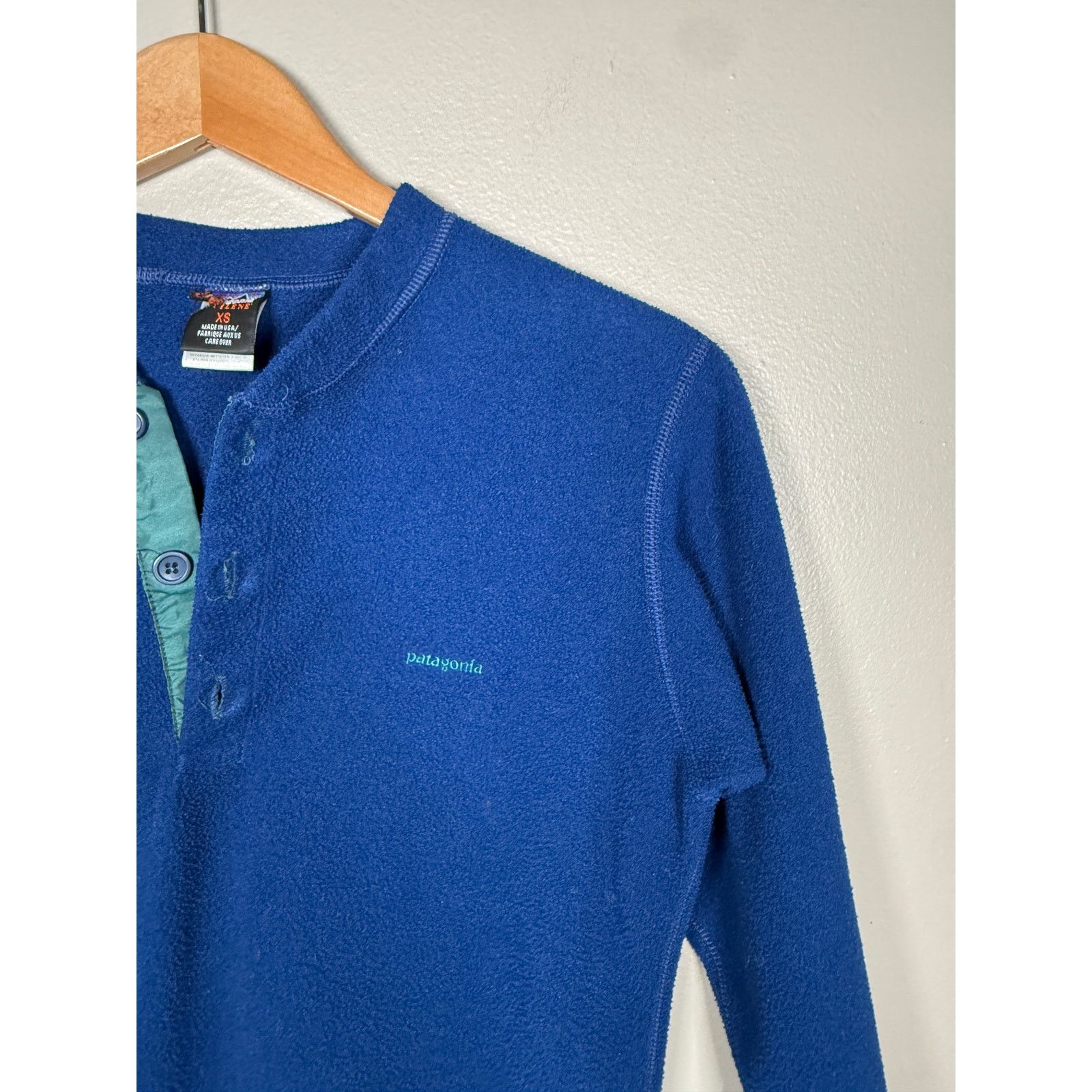 Patagonia Vintage Patagonia Capilene 1/4 Fleece Top XS Made in USA Size US XS / EU 42 / 0 - 3 Thumbnail