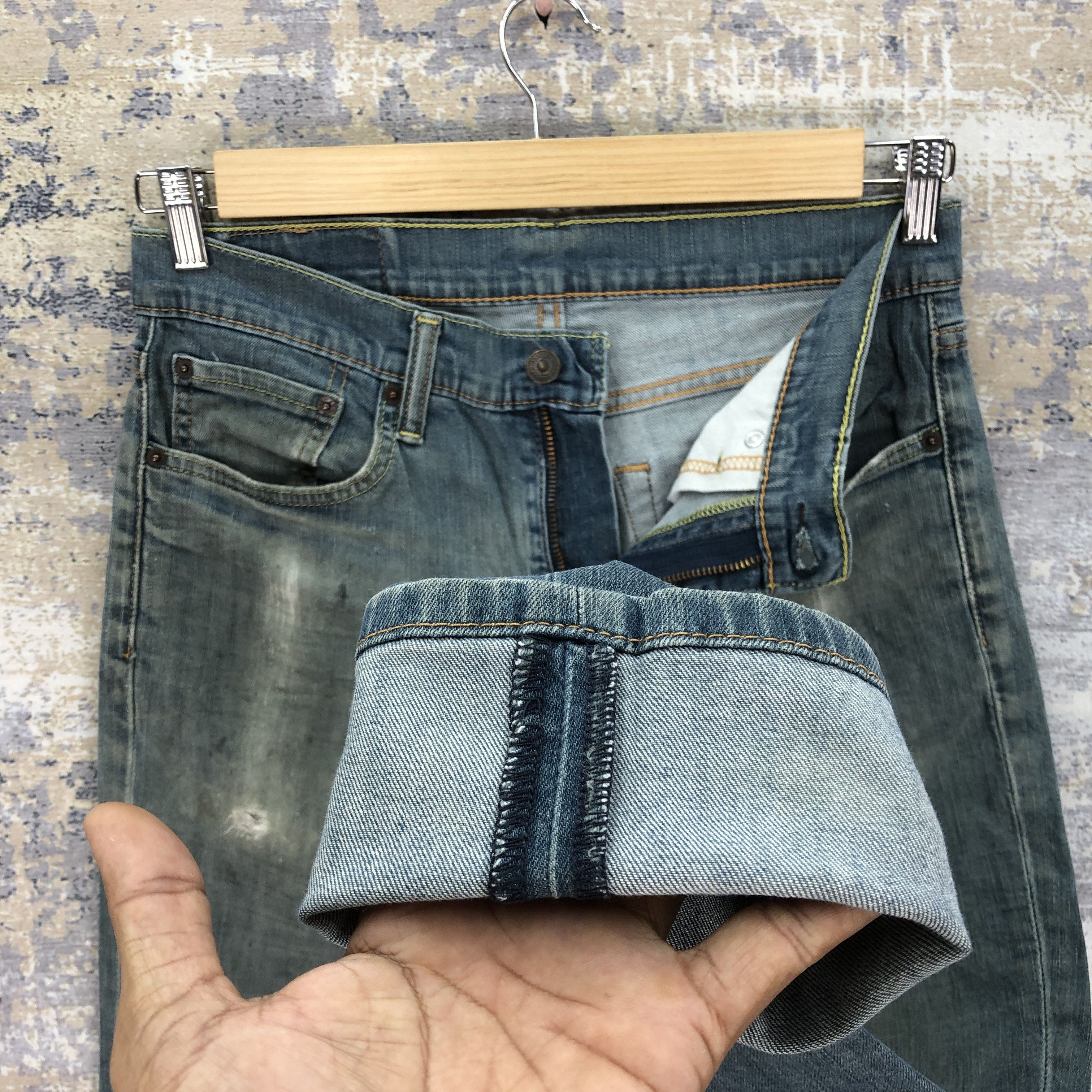 Levi's × Vintage Vintage Y2K Levis 511 Skinny Denim Levi's Faded Slim Jeans Size US 30 / EU 46 - 8 Thumbnail