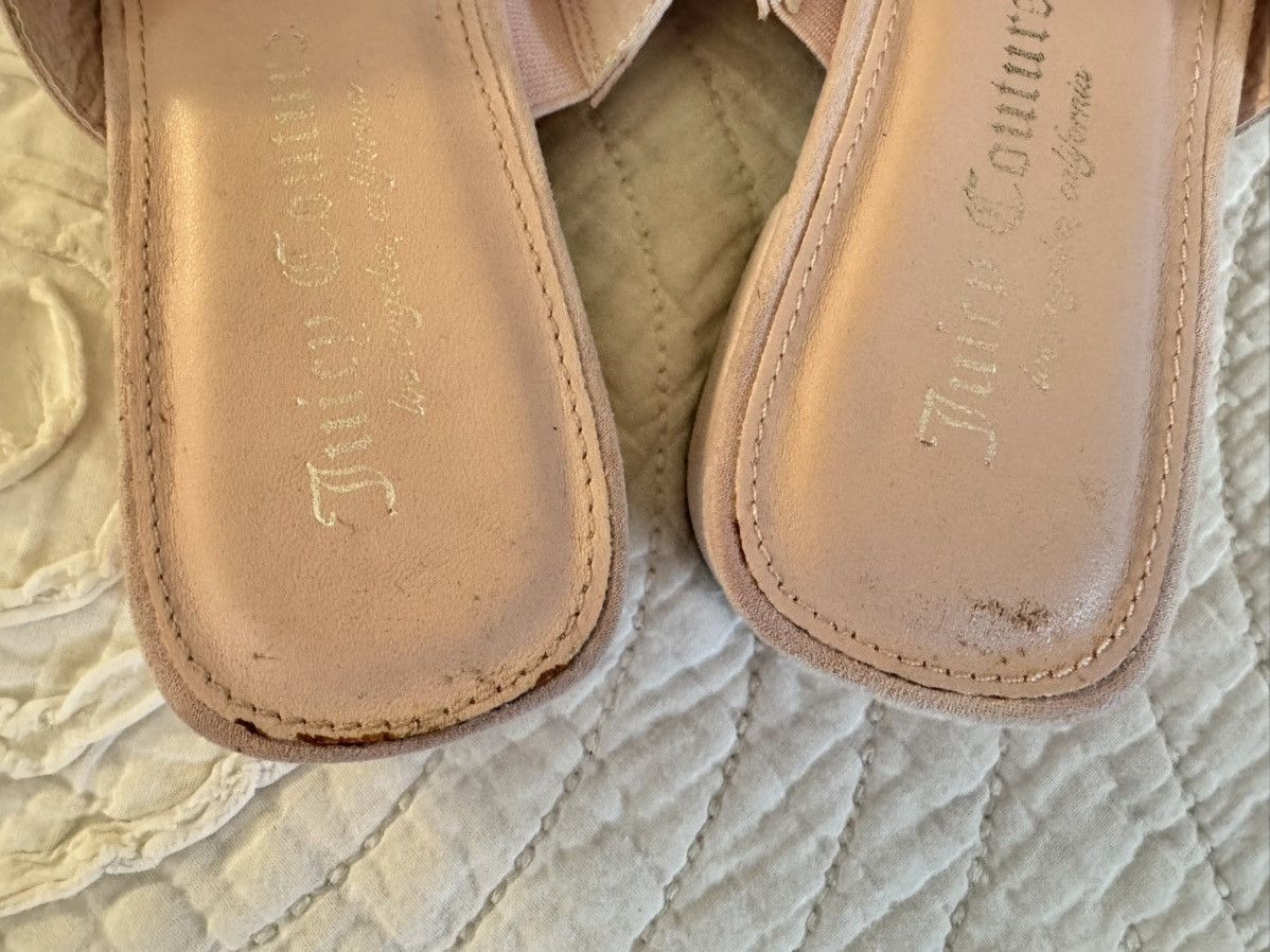 Juicy Couture Juicy Couture Zarie Pink Rhinestone Slide Sandals Size 7.5 Size US 7.5 / IT 37.5 - 5 Thumbnail