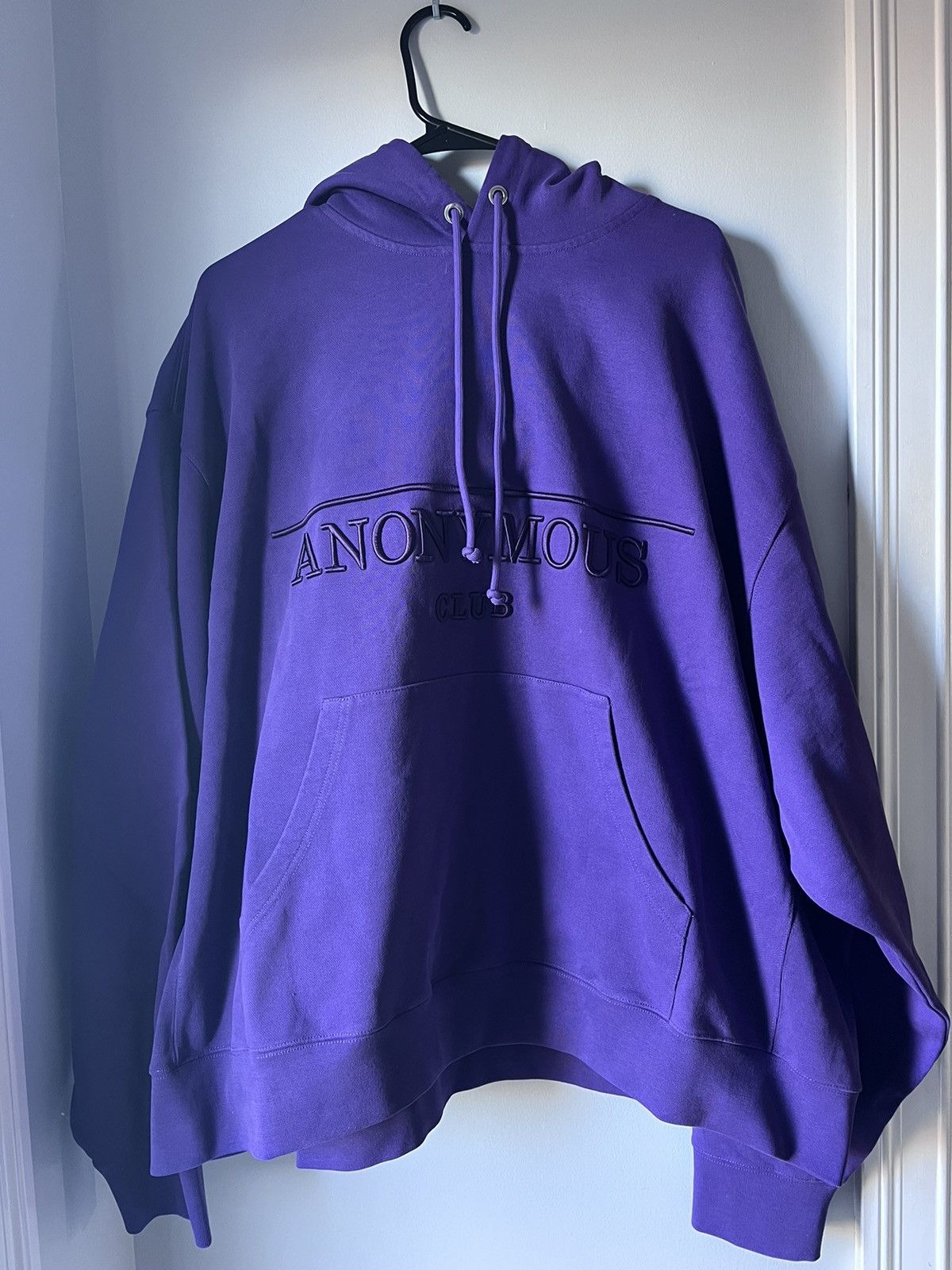 givenchy　anonymous club Hoodie Anonymous Club × Hood By Air Anonymous Club Embroidered Hoodie