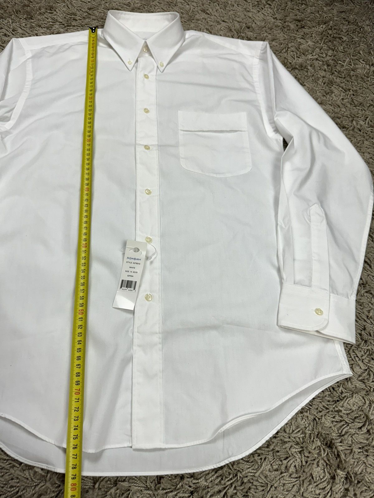 Vintage × Yves Saint Laurent White classic shirt Yves Saint Laurent original luxury item Size US M / EU 48-50 / 2 - 6 Thumbnail