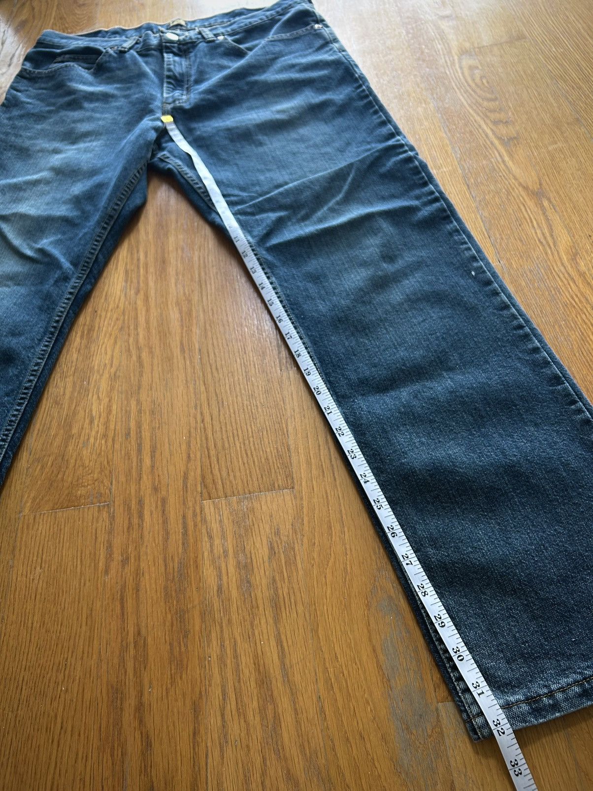 Lee Y2K Lee Denim Medium Wash Whiskered Jeans Size US 36 / EU 52 - 8 Thumbnail