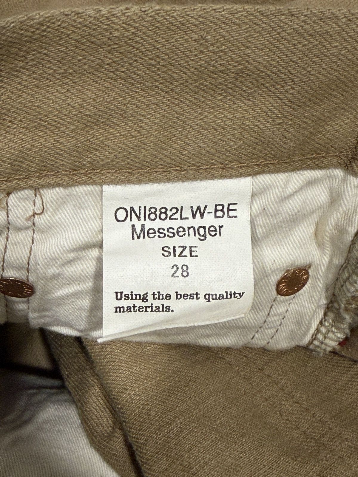 Oni Oni Denim Beige Selvedge Denim sz 28 Size US 28 / EU 44 - 5 Thumbnail