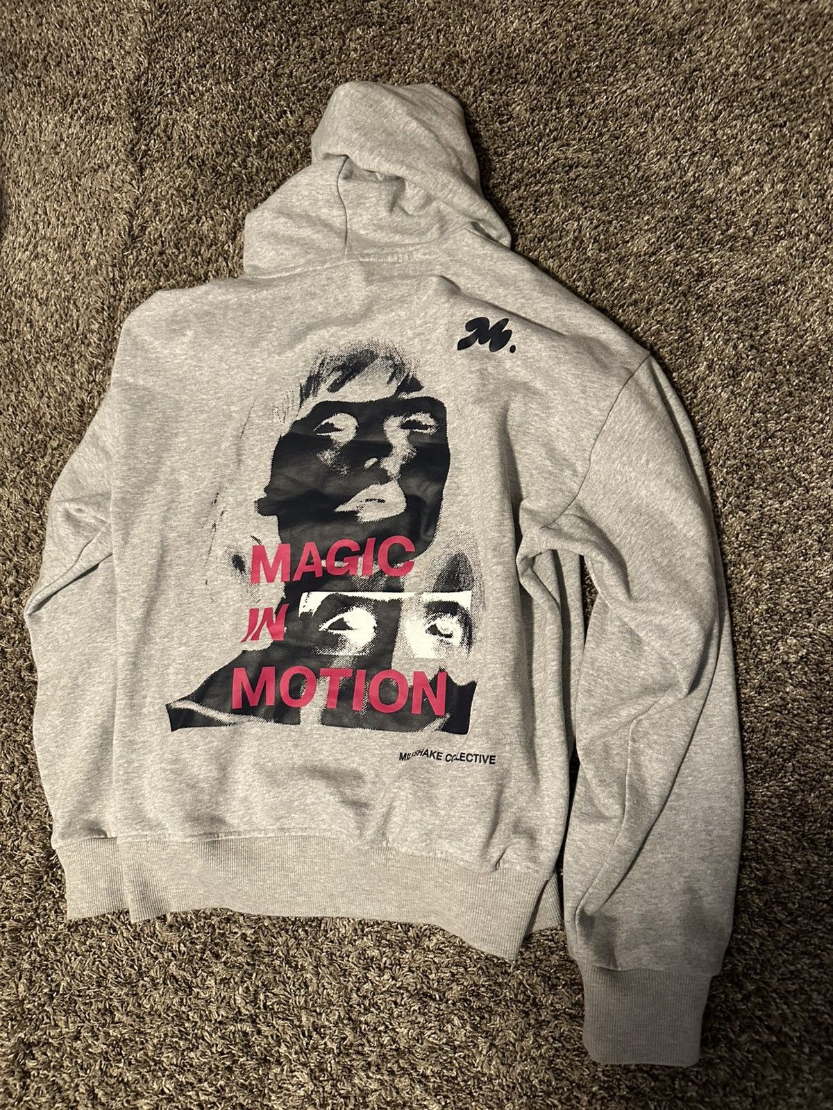 Other Milkshake Grey Pullover Graphic Hoodie Size Medium M Cotton Size US M / EU 48-50 / 2 - 4 Thumbnail