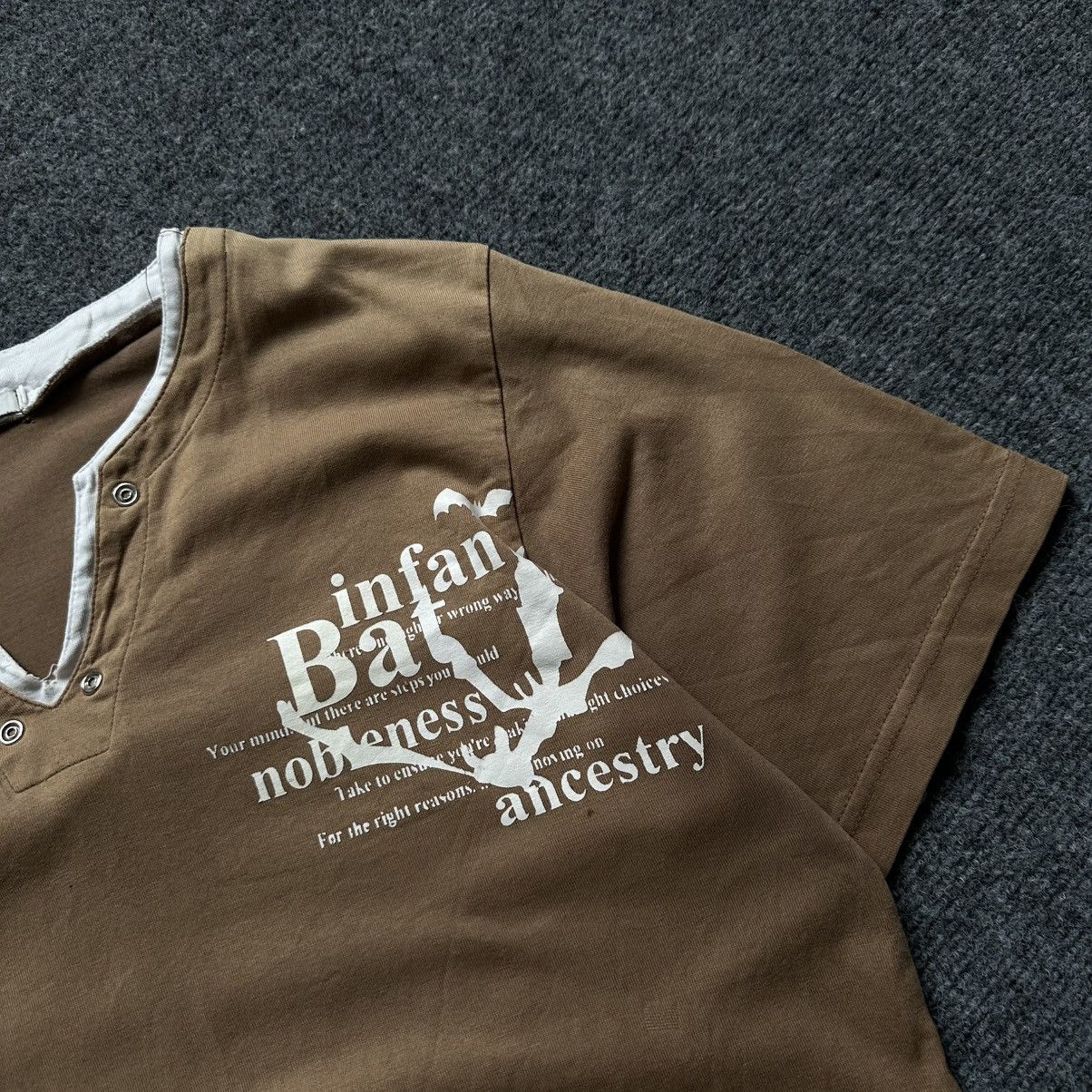 POST ARCHIVE FACTION (PAF) VTG Man T-shirts Hource Jeux Small Logo Trashed Size S 00s Size US S / EU 44-46 / 1 - 8 Thumbnail