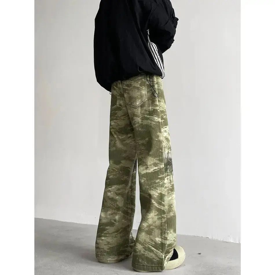 Japanese Brand Retro loose wide leg slightly flared jeans Size US 32 / EU 48 - 4 Thumbnail