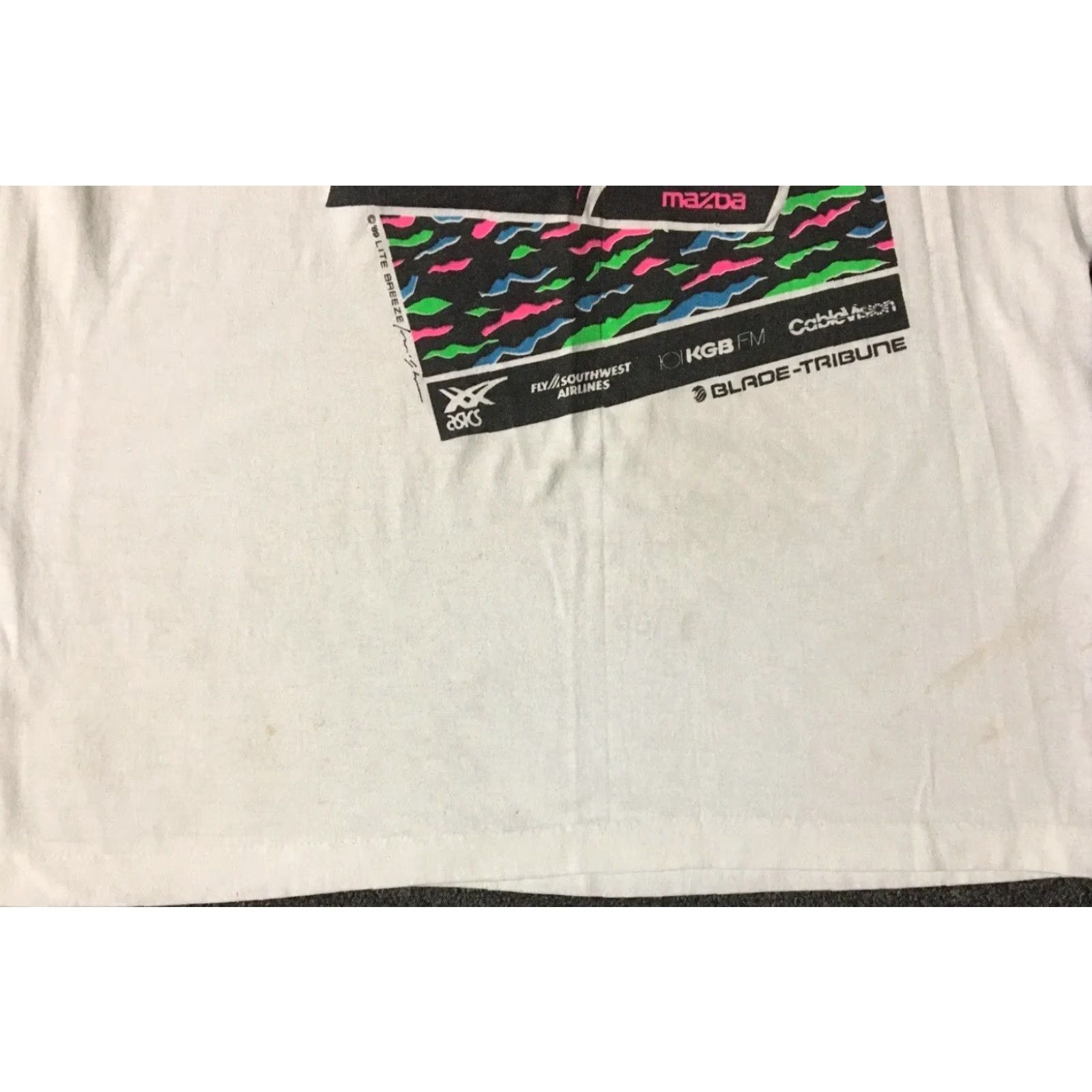 Vintage VINTAGE Carlsbad 5000 Faded Distress Marathon Shirt M White 90s Grunge Surf Beach OC California USA Running Track & Field College Hemp? Size US M / EU 48-50 / 2 - 4 Thumbnail