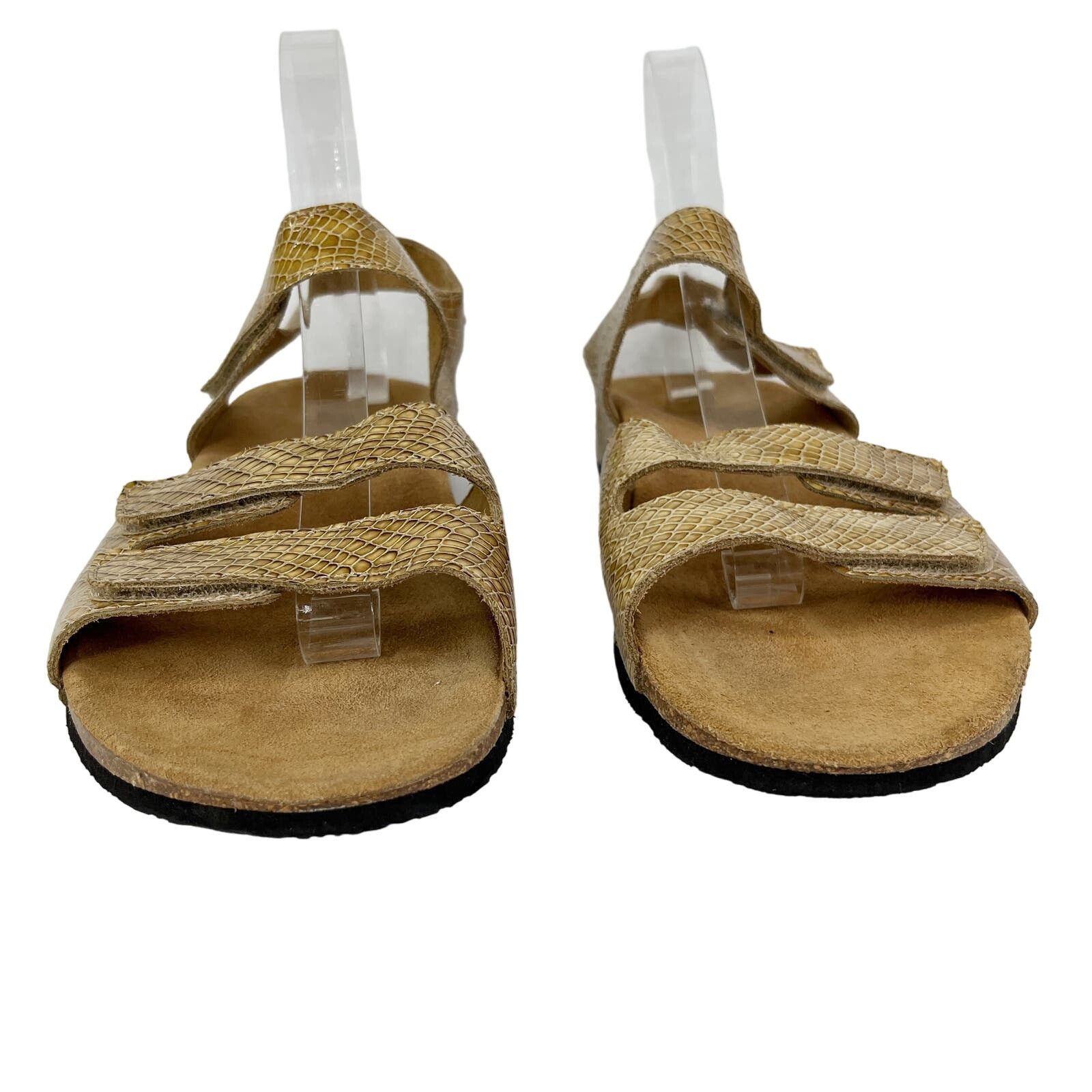 Vionic Vionic Valencia Tan Snake Print Comfort Sandal 9 Cork Size US 9 / IT 39 - 4 Thumbnail