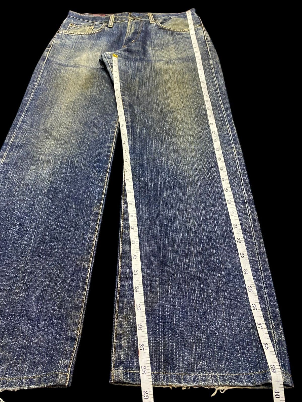 Edwin Japanese Brand Edwin Regular Mud Wash Distressed Jeans Size US 31 - 18 Thumbnail