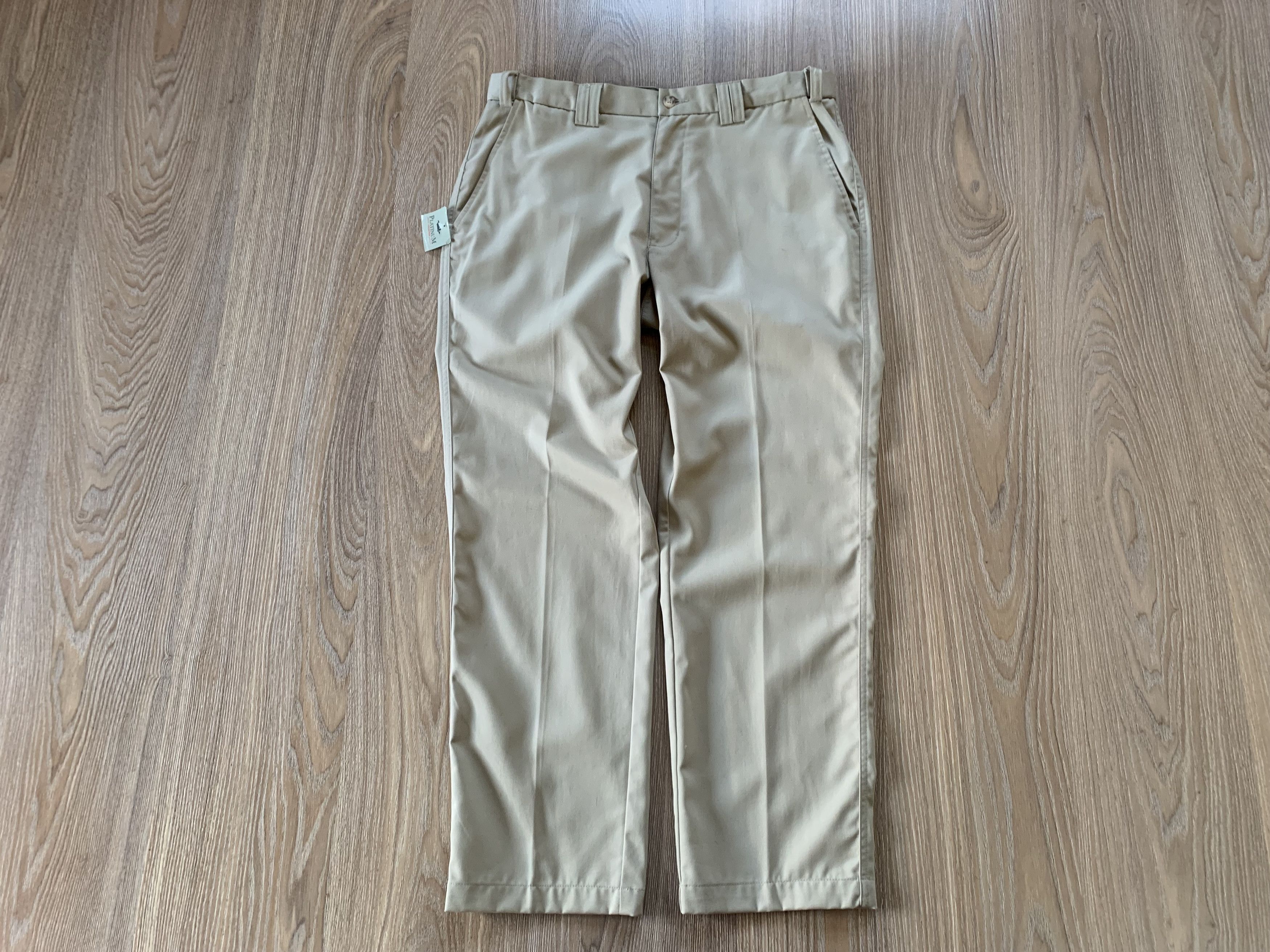 Designer Bulldog Platinum Beige Chino Pants Size US 36 / EU 52 - 2 Thumbnail