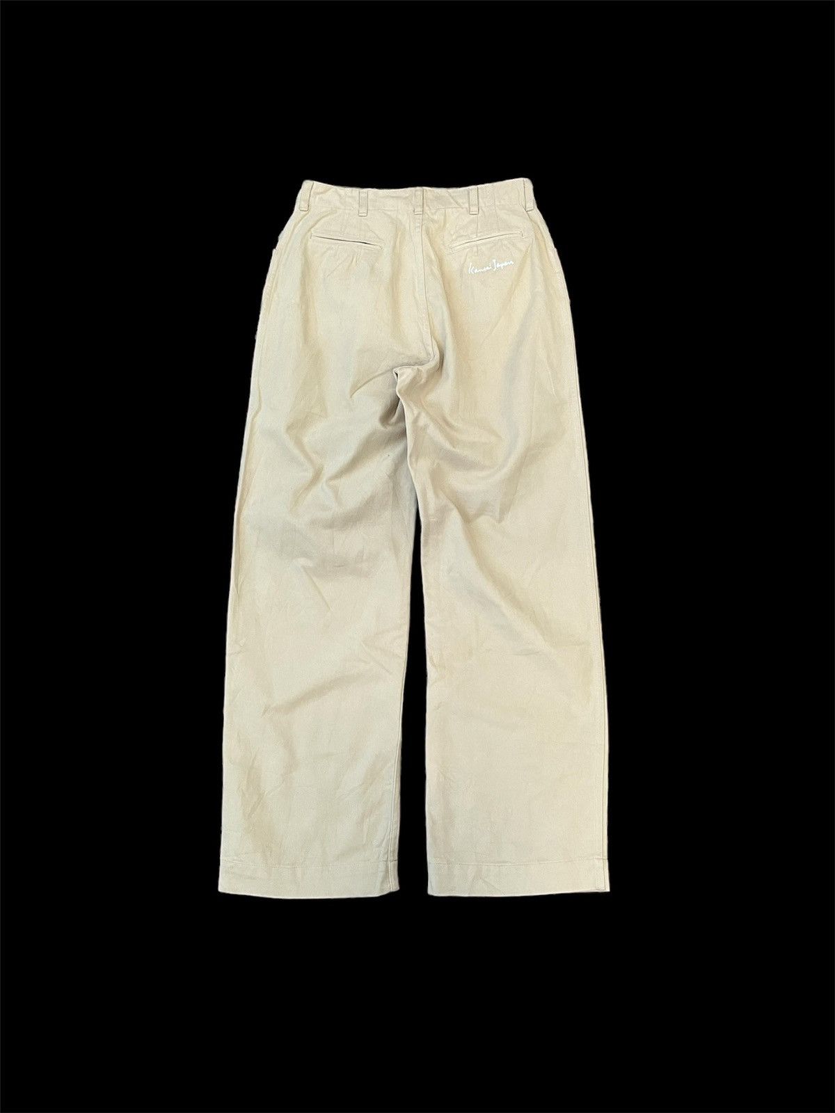 Kansai Yamamoto Japanese Wide Baggy Kansai Yamamoto Japan Khaki Cotton Pants Size US 28 / EU 44 - 6 Thumbnail