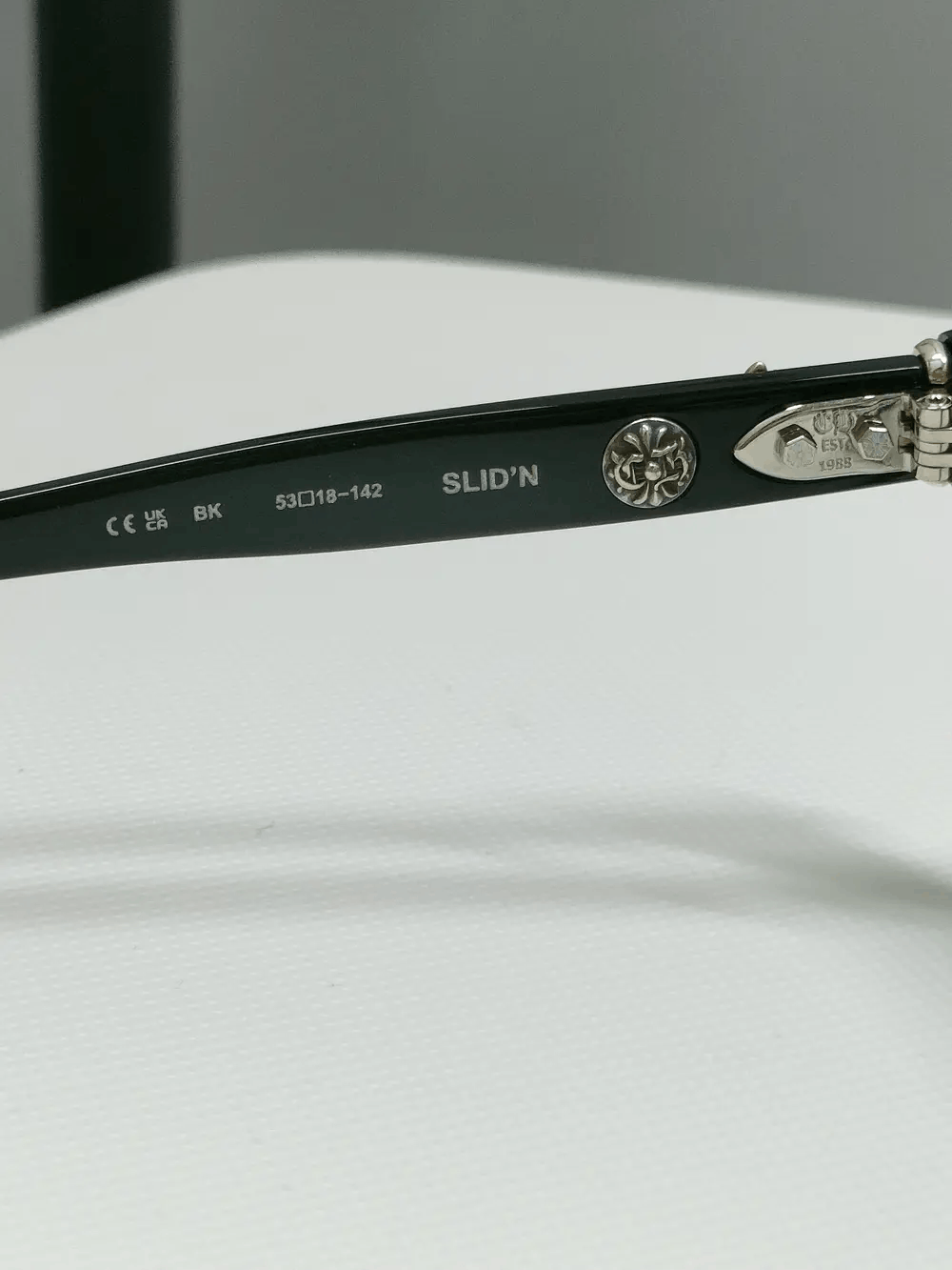 Chrome Hearts Chrome Hearts SLID'N BK Glasses Frame Size ONE SIZE - 10 Thumbnail