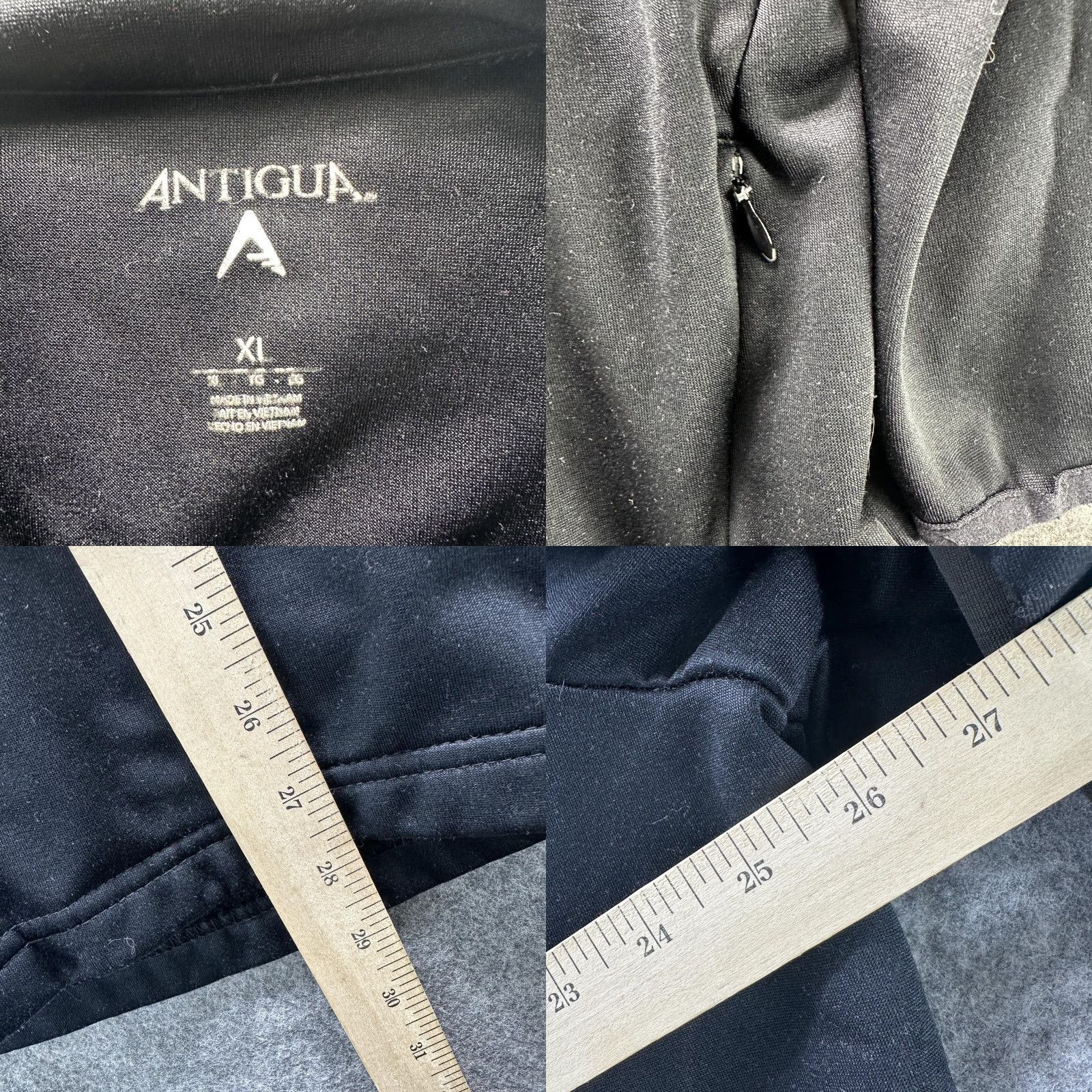 Vintage Antigua Jacket Mens XL Black Coors Light Beer Softshell Full Zip Lined Fleece Pockets Embroidered Logo Size US XL / EU 56 / 4 - 8 Thumbnail