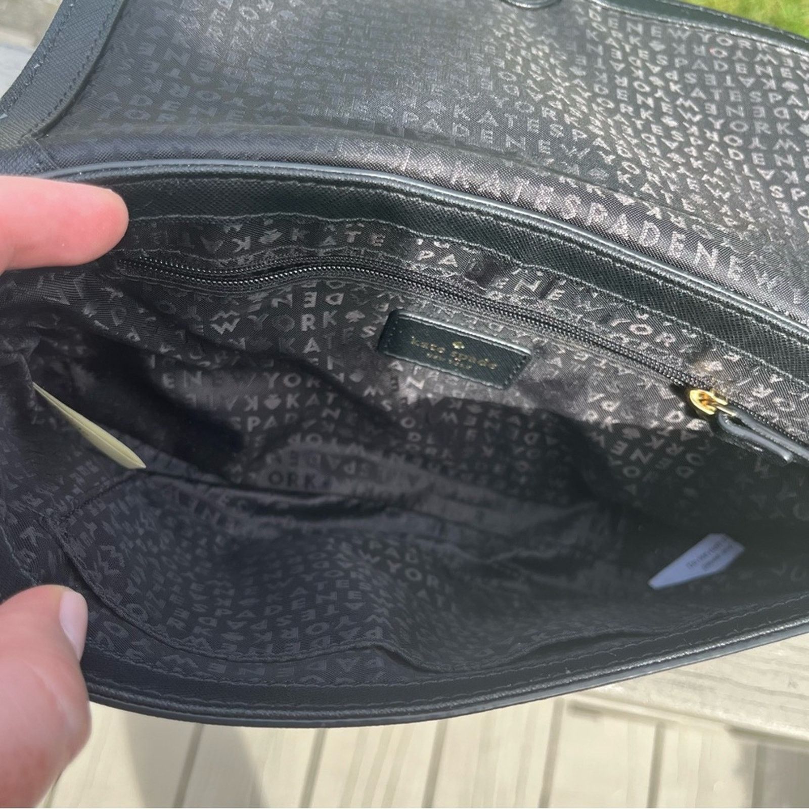 Kate Spade KATE SPADE Leather Black Crossbody Bag with Chain Size ONE SIZE - 5 Thumbnail