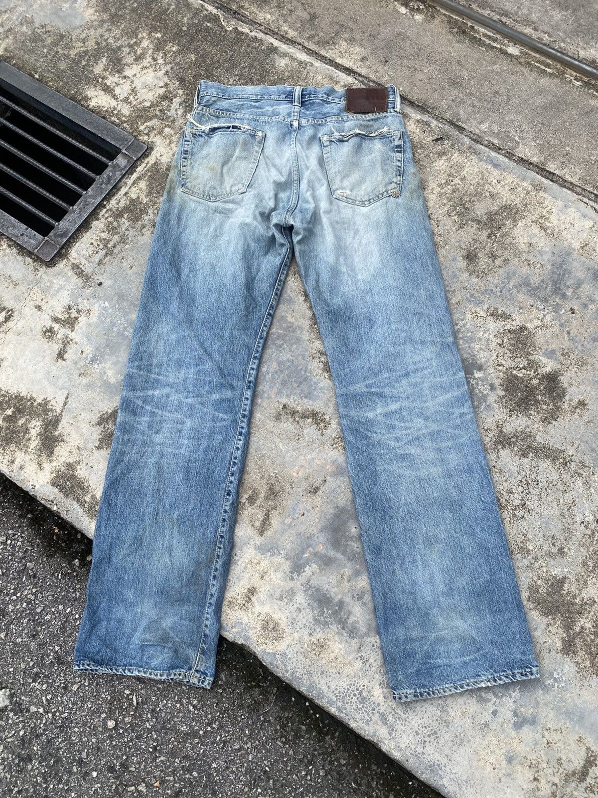 Prps Vintage Distressed Prps Selvedge Denim Pants Size US 33 - 10 Thumbnail
