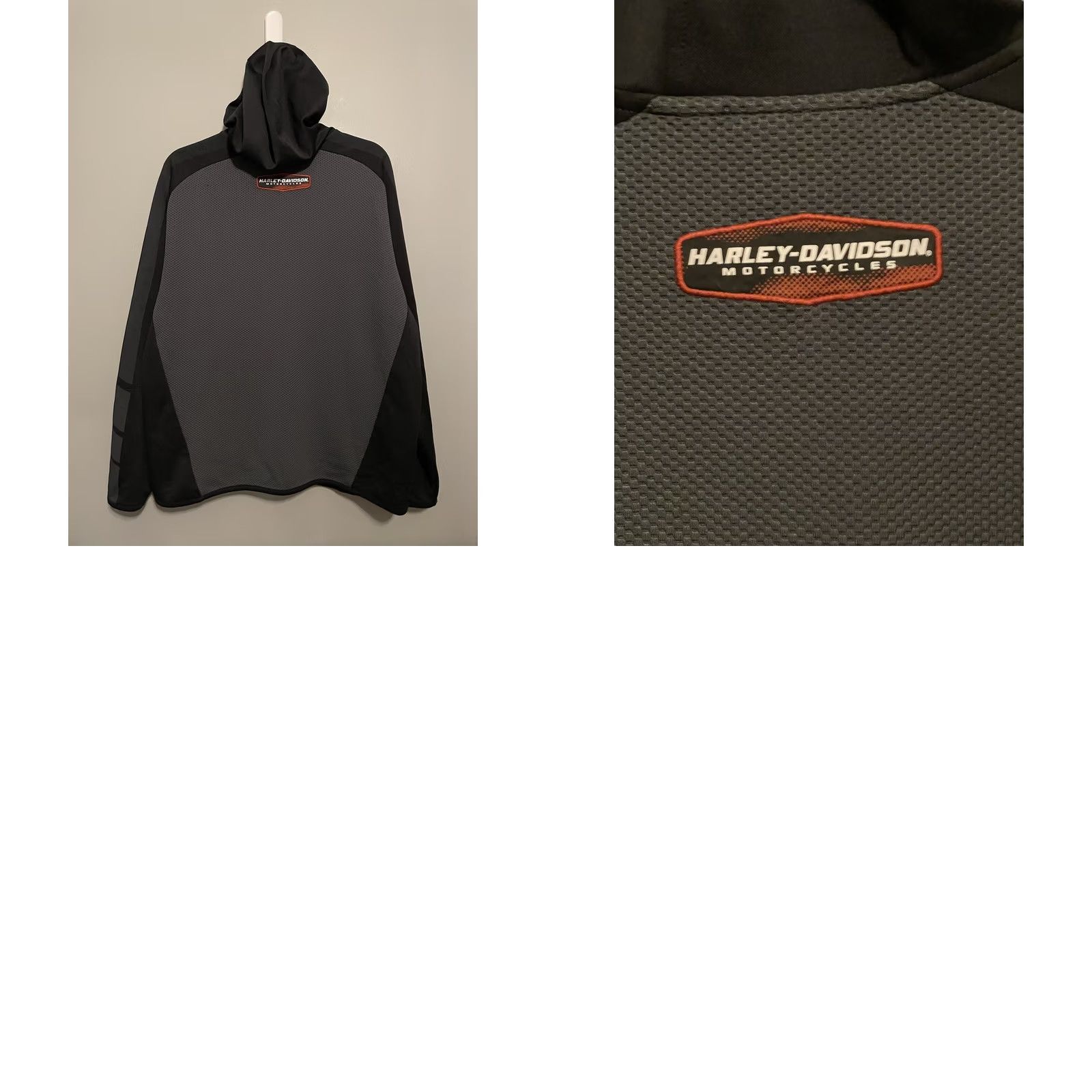 Harley Davidson Harley Davidson Gray Performance Full Zip Mens Hoodie Jacket XL Size B312 Size US XL / EU 56 / 4 - 8 Thumbnail