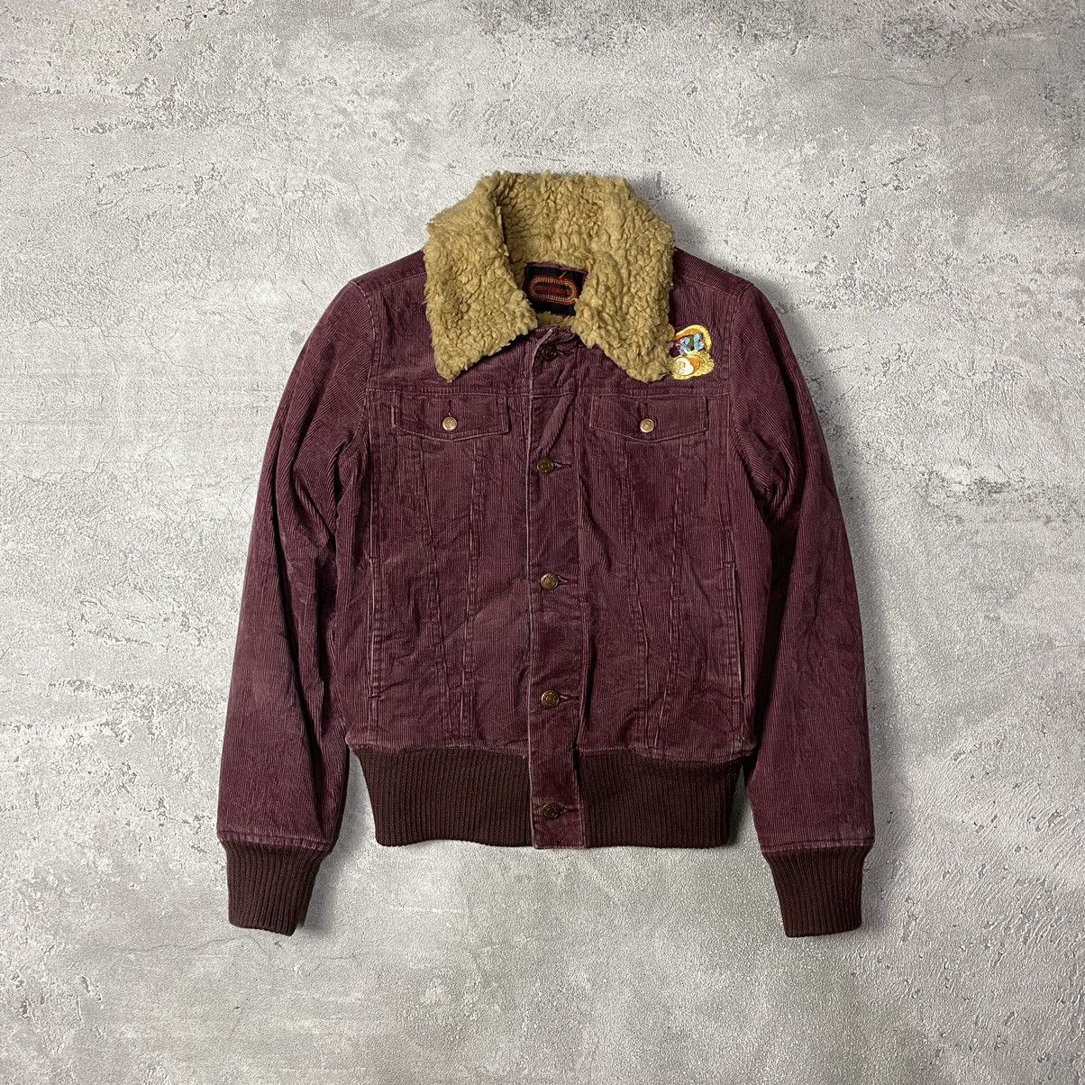 Hysteric Glamour Hysteric Glamour Embroydery Corduroy Sherpa Jacket Size US S / EU 44-46 / 1 - 3 Thumbnail