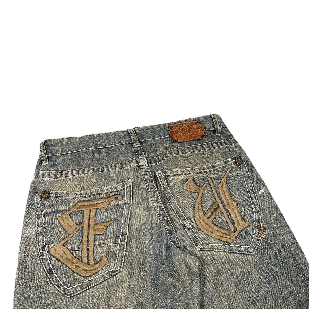 Ecko Unltd. × JNCO Ecko Unlimited Baggy Vintage Y2K Hip Hop Denim Pants Size US 32 / EU 48 - 6 Thumbnail