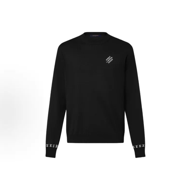 Louis Vuitton Louis Vuitton Embroidered logo knit sweater Size US M / EU 48-50 / 2 - 1 Thumbnail