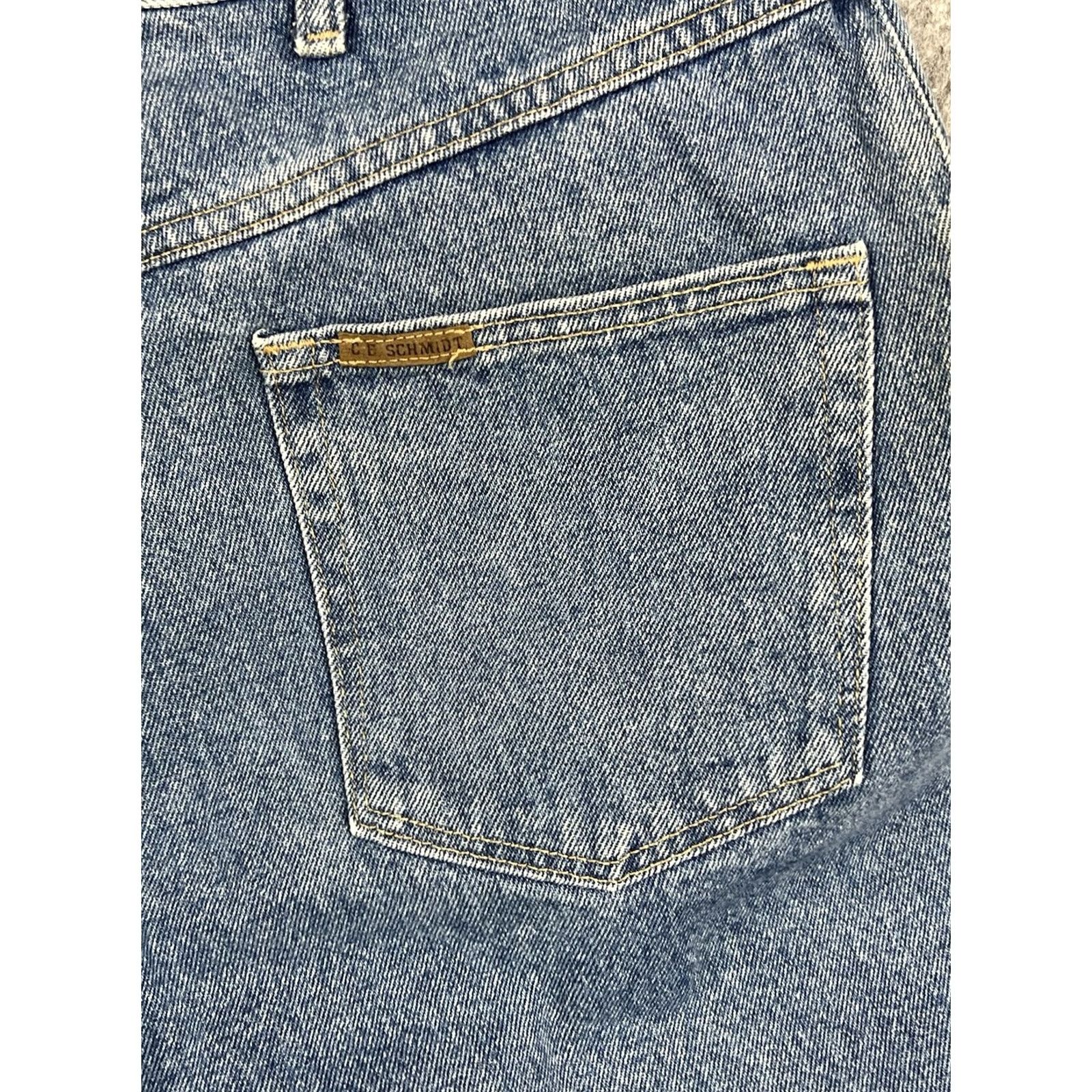 Vintage CE Schmidt Workwear Jeans Regular Fit Straight Leg 38x36 Denim Blue Mens Regular 5-Pocket Workwear Outdoor Vintage-No Size US 38 / EU 54 - 7 Thumbnail