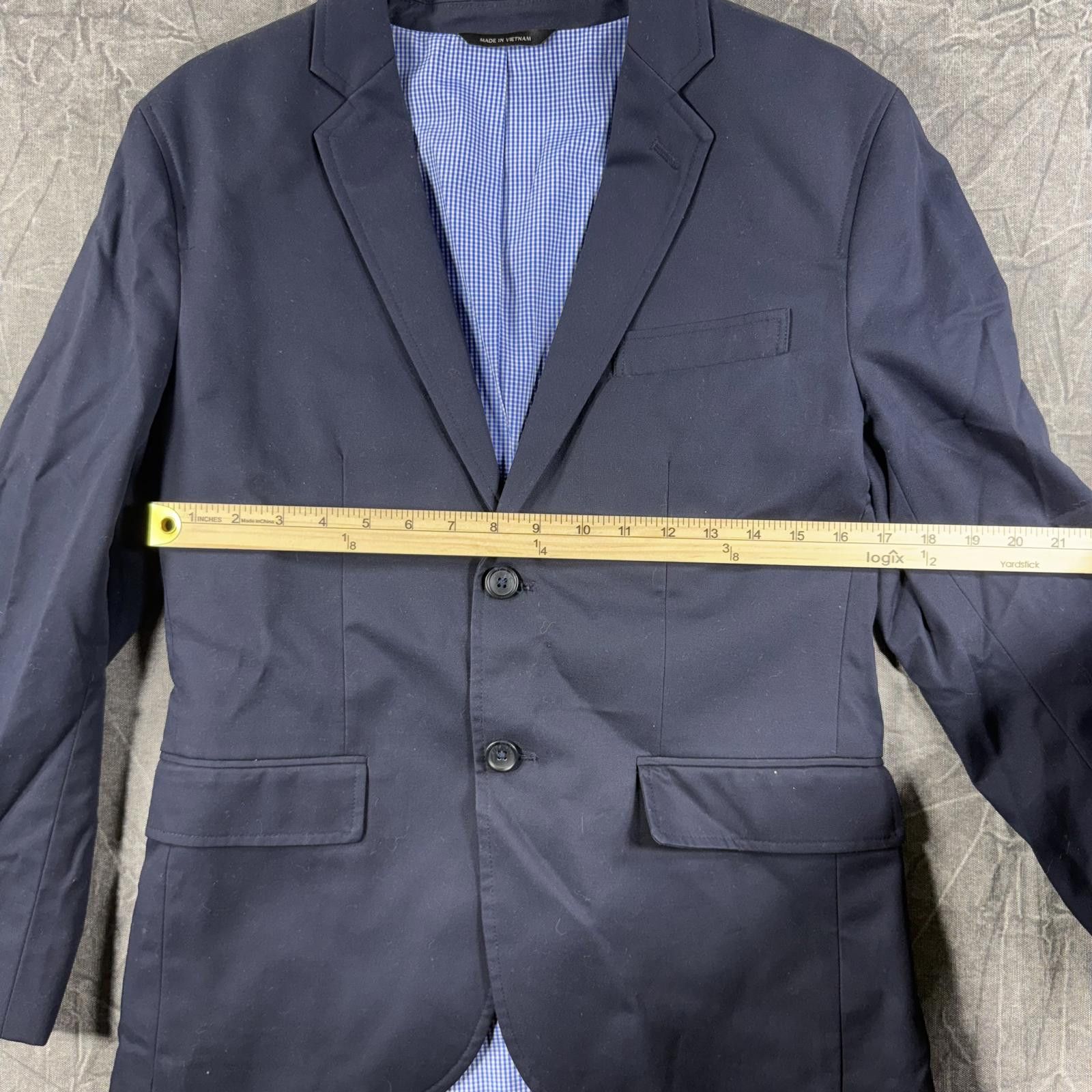 Zara Zara Blazer Men's M Navy Essentials Size 38R - 5 Thumbnail