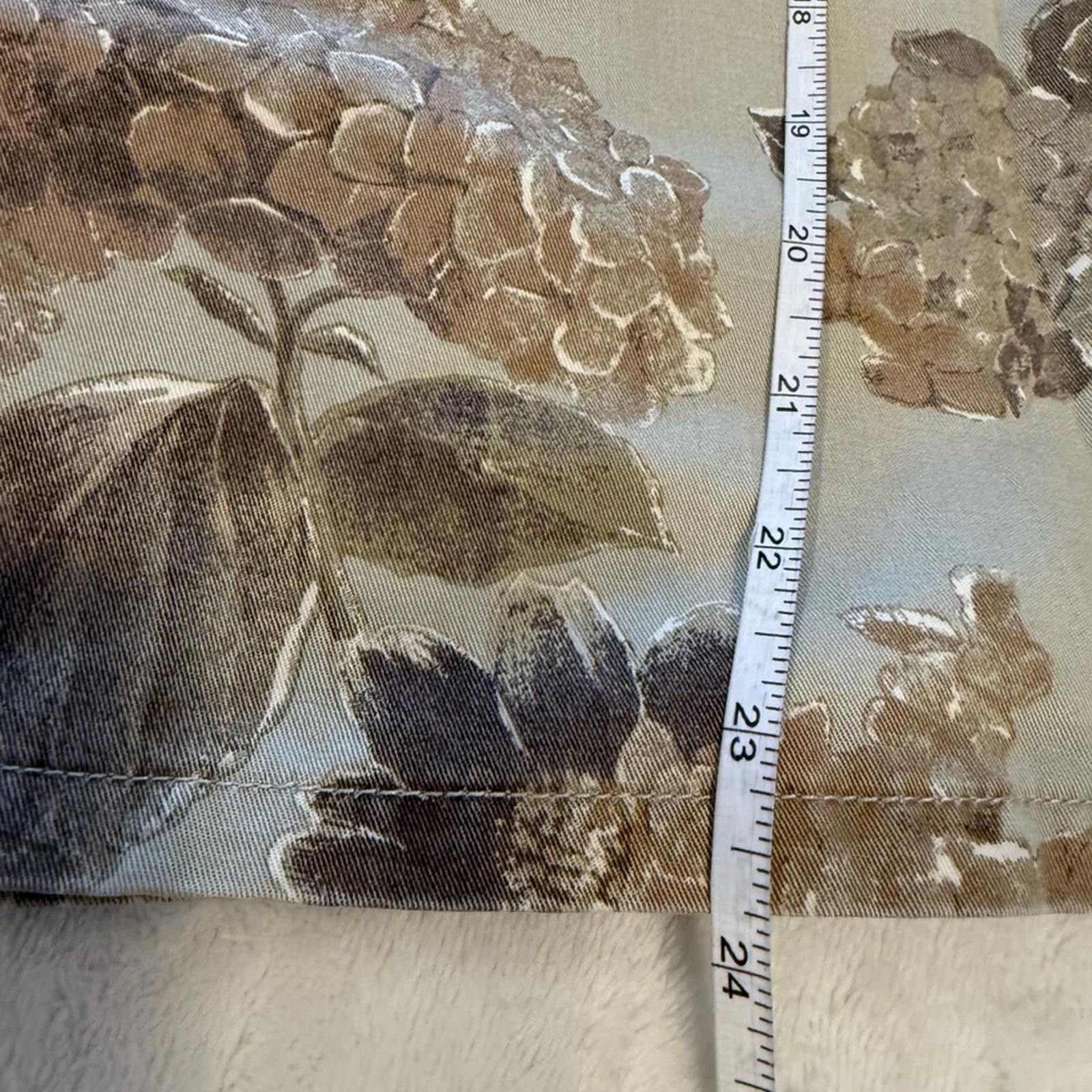 Other Liz Claiborne floral skirt neutral tan brown cream 8P Size 30" / US 8 / IT 44 - 8 Thumbnail
