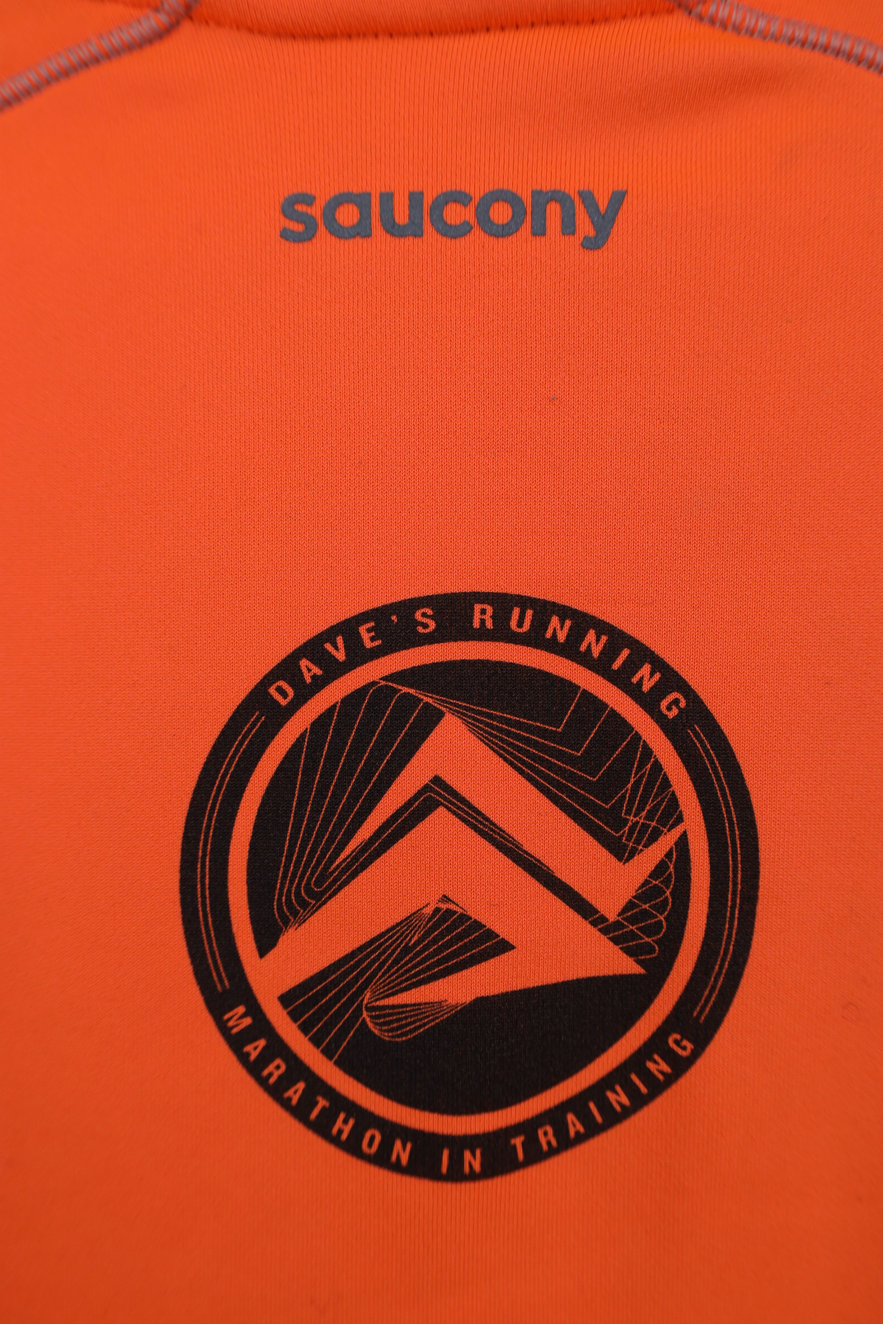 Saucony Saucony Running Marathon Half Zip 1/2 Zip Jacket Top Blaze Size US L / EU 52-54 / 3 - 12 Thumbnail