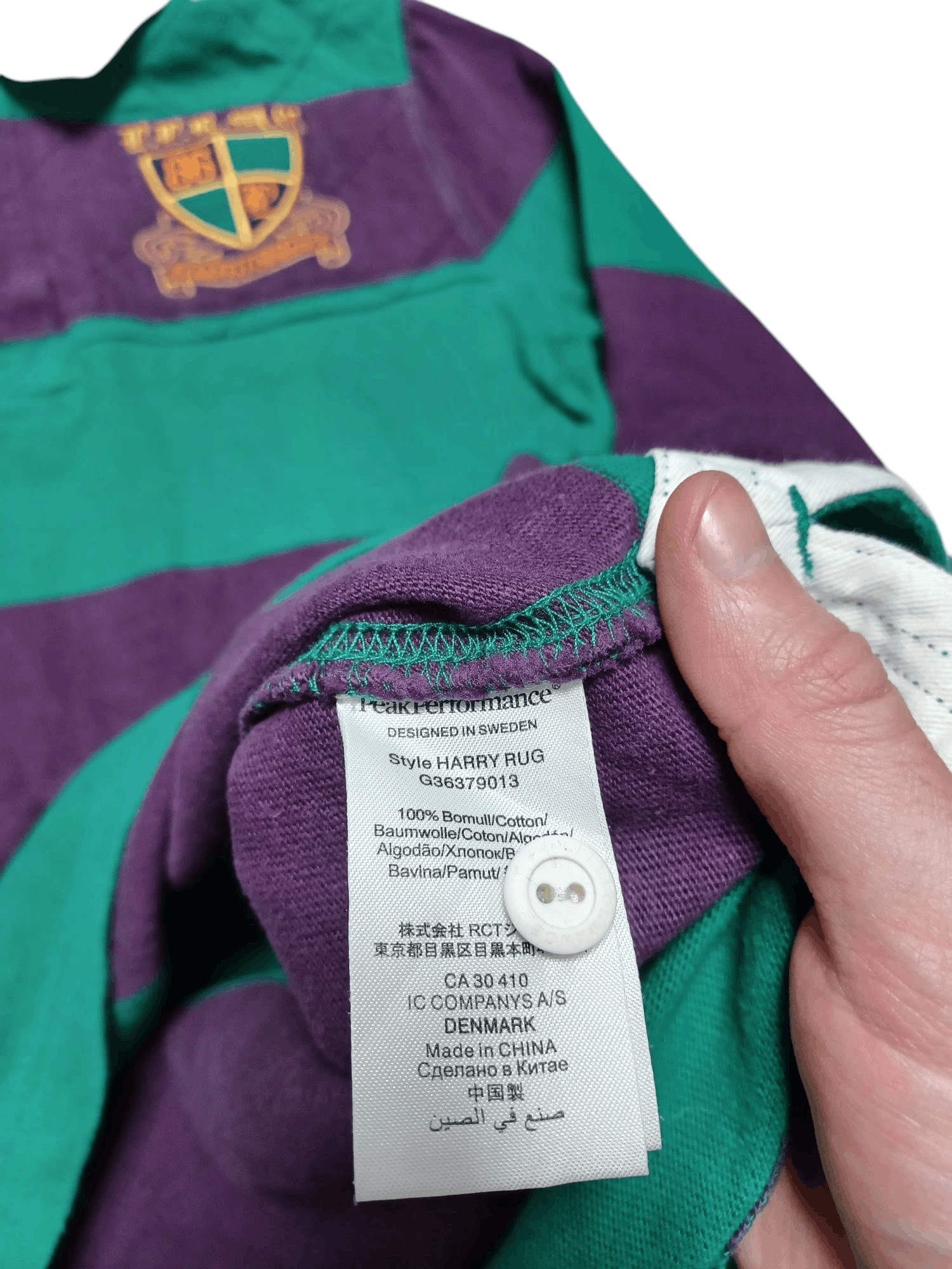 Peak Performance PEAK PERFOMANCE FIRE HEAVY COTTON VINTAGE RUGBY SHIRT Size US L / EU 52-54 / 3 - 5 Thumbnail