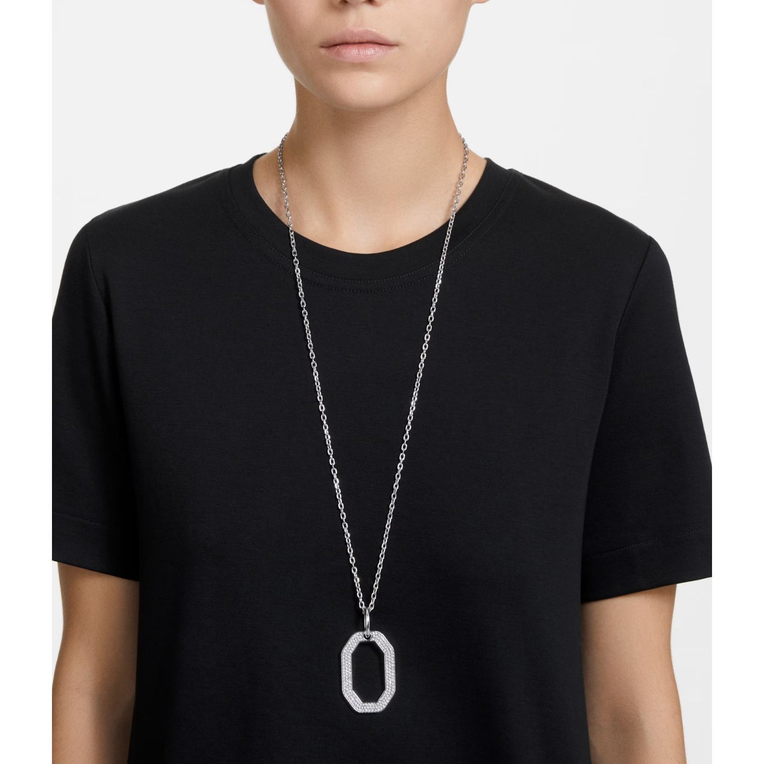 Swarovski Swarovski Dextera pendant Octagon shape, Medium, Necklace Size ONE SIZE - 3 Thumbnail