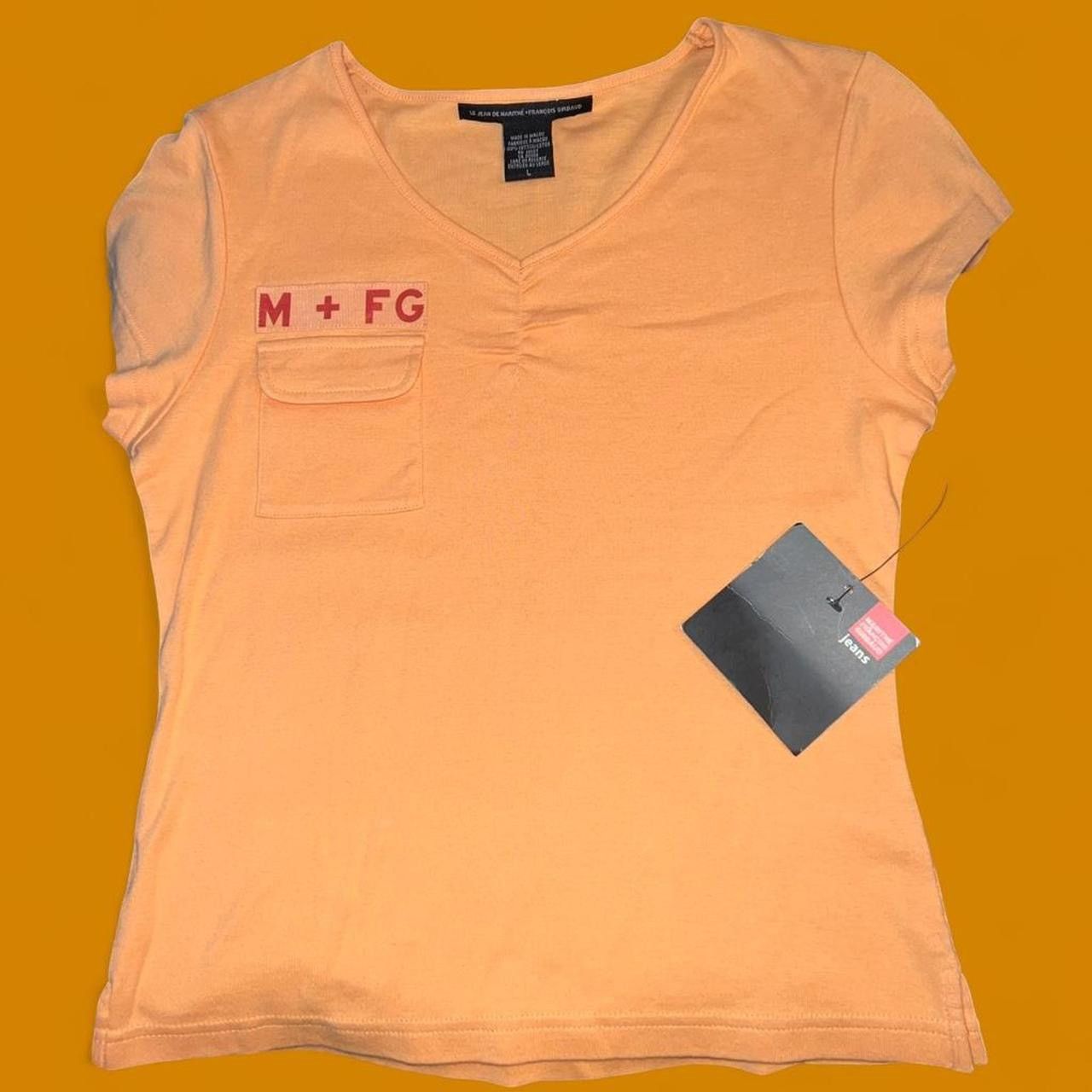 Marithe + Francois Girbaud Le Jean de Marithe + Francois Girbaud baby tee T shirt nwt Size M / US 6-8 / IT 42-44 - 1 Thumbnail