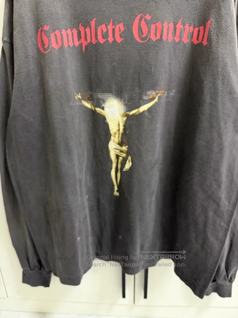 Saint Michael Saint Michael Jesus submachine gun cross long sleeve Size US XL / EU 56 / 4 - 4 Thumbnail