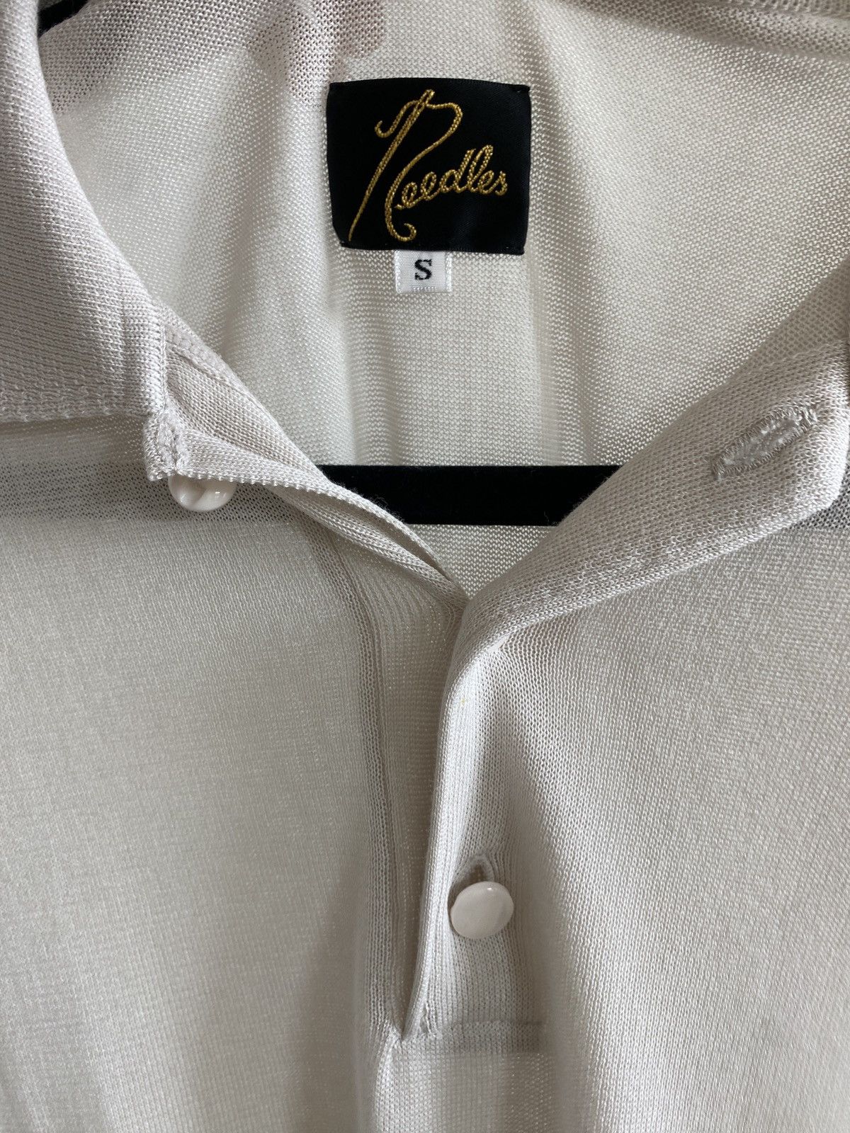 Needles Needles Needles Short-Sleeve Polo Sweater - Small Size US S / EU 44-46 / 1 - 3 Thumbnail