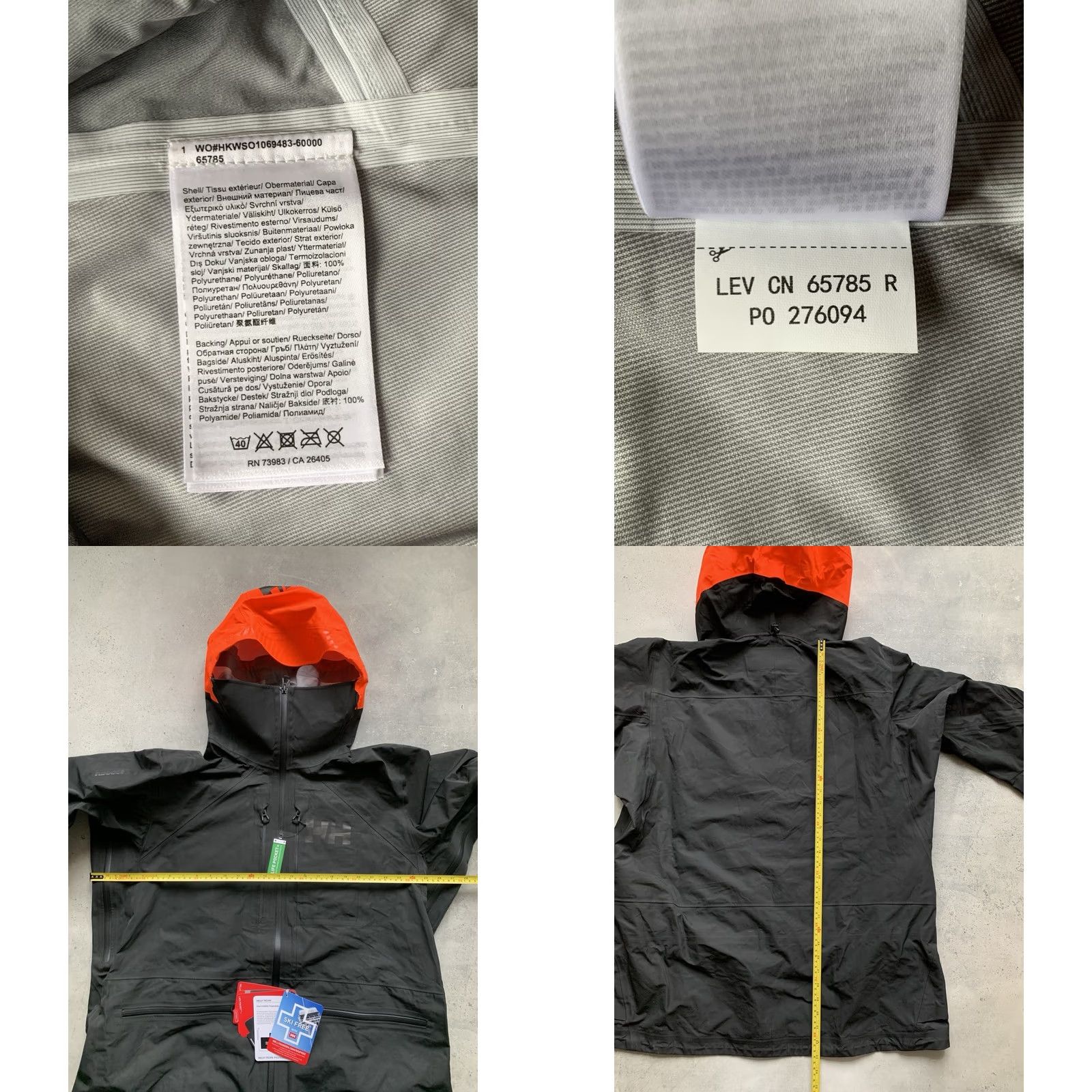 Helly Hansen E11 STATE OF ELEVENATE JACKET Ski Windbreaker Men L Adult Copper 2XL Gore-Tex Full Zip Size US L / EU 52-54 / 3 - 9 Thumbnail