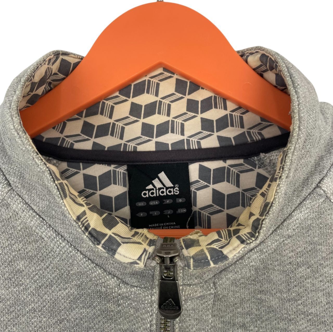 Adidas Vintage Adidas Classic Embroided Logo Zipper Sweatshirt Size US L / EU 52-54 / 3 - 5 Thumbnail