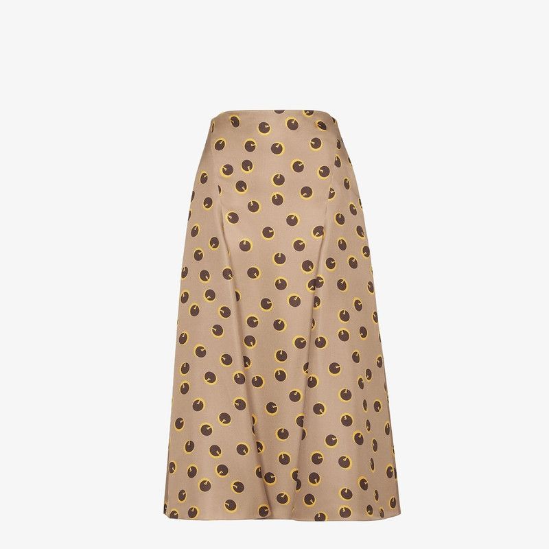 Fendi o1s1wg110226 Midi Skirt in Multicolor Size 25" / US 0 / IT 36 - 1 Thumbnail