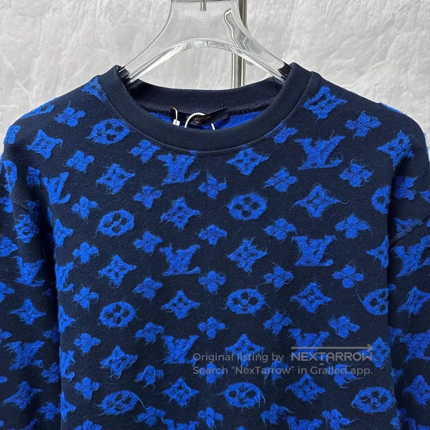 Louis Vuitton louis vuitton blue logo crewneck sweatshirt. Size US L / EU 52-54 / 3 - 2 Thumbnail
