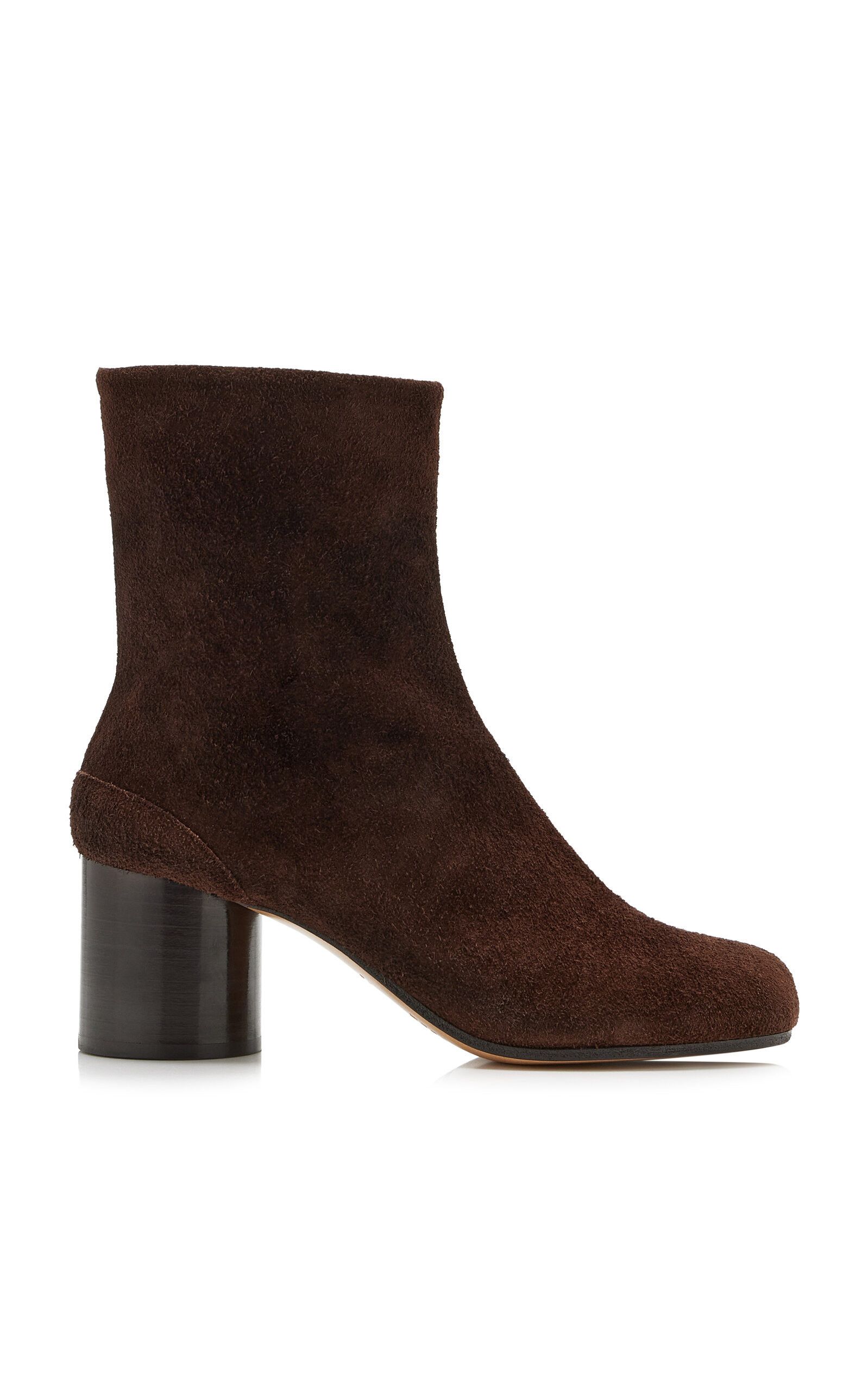 tabi ankle boot suede brown