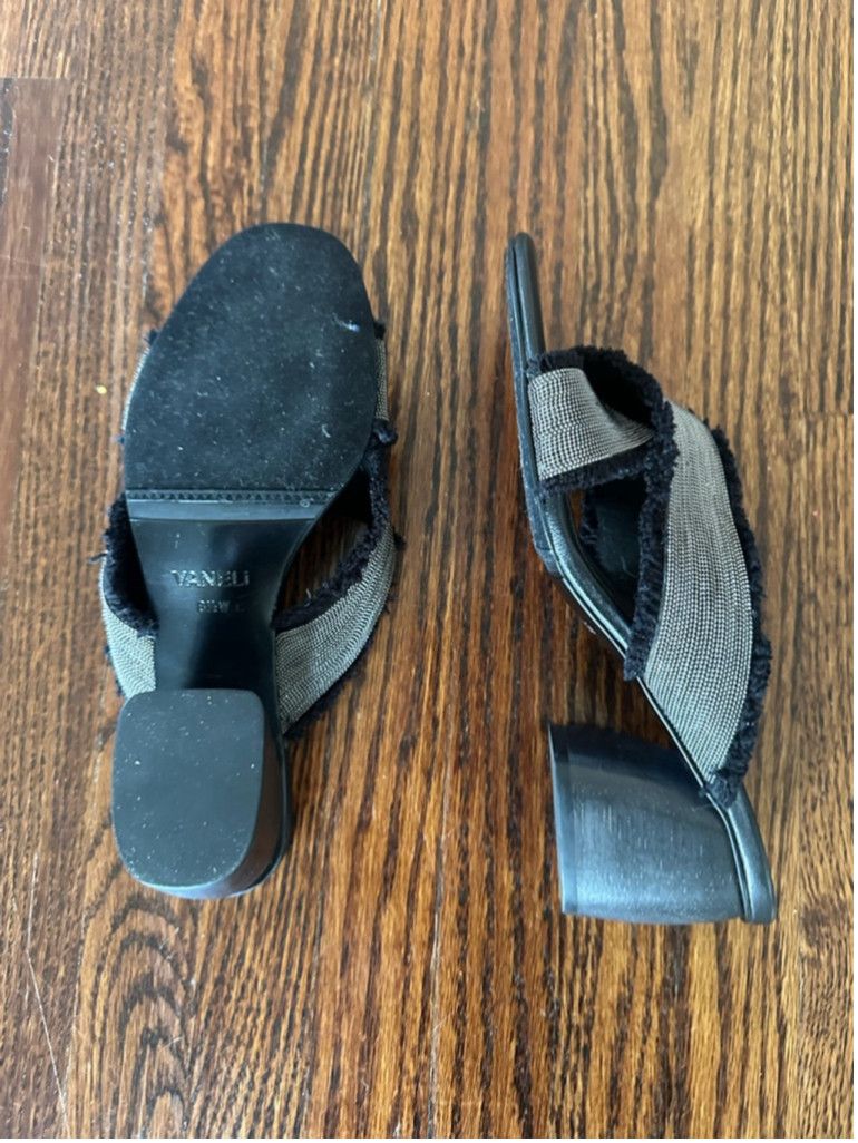 VANELI Women's Vaneli Mules Size 8.5W Black and Gray Size US 8.5 / IT 38.5 - 8 Thumbnail