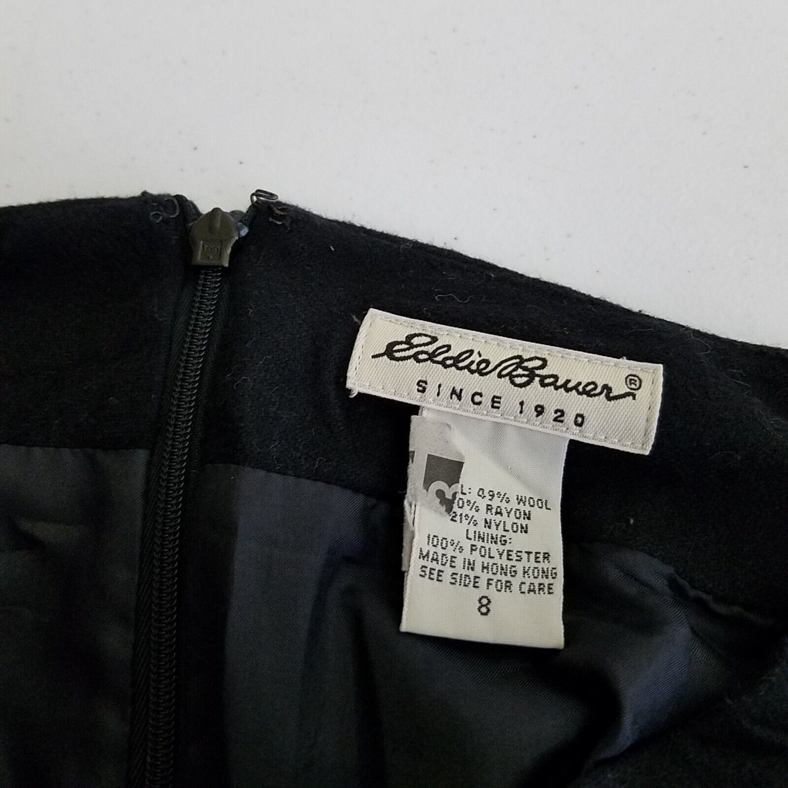 Vtg Eddie Bauer Lined Wool Aline voluminous Twirl Skirt