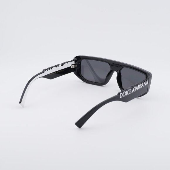 Dolce & Gabbana Dolce & Gabbana DG6203 501/87 Sunglasses Shiny Black Size ONE SIZE - 4 Thumbnail