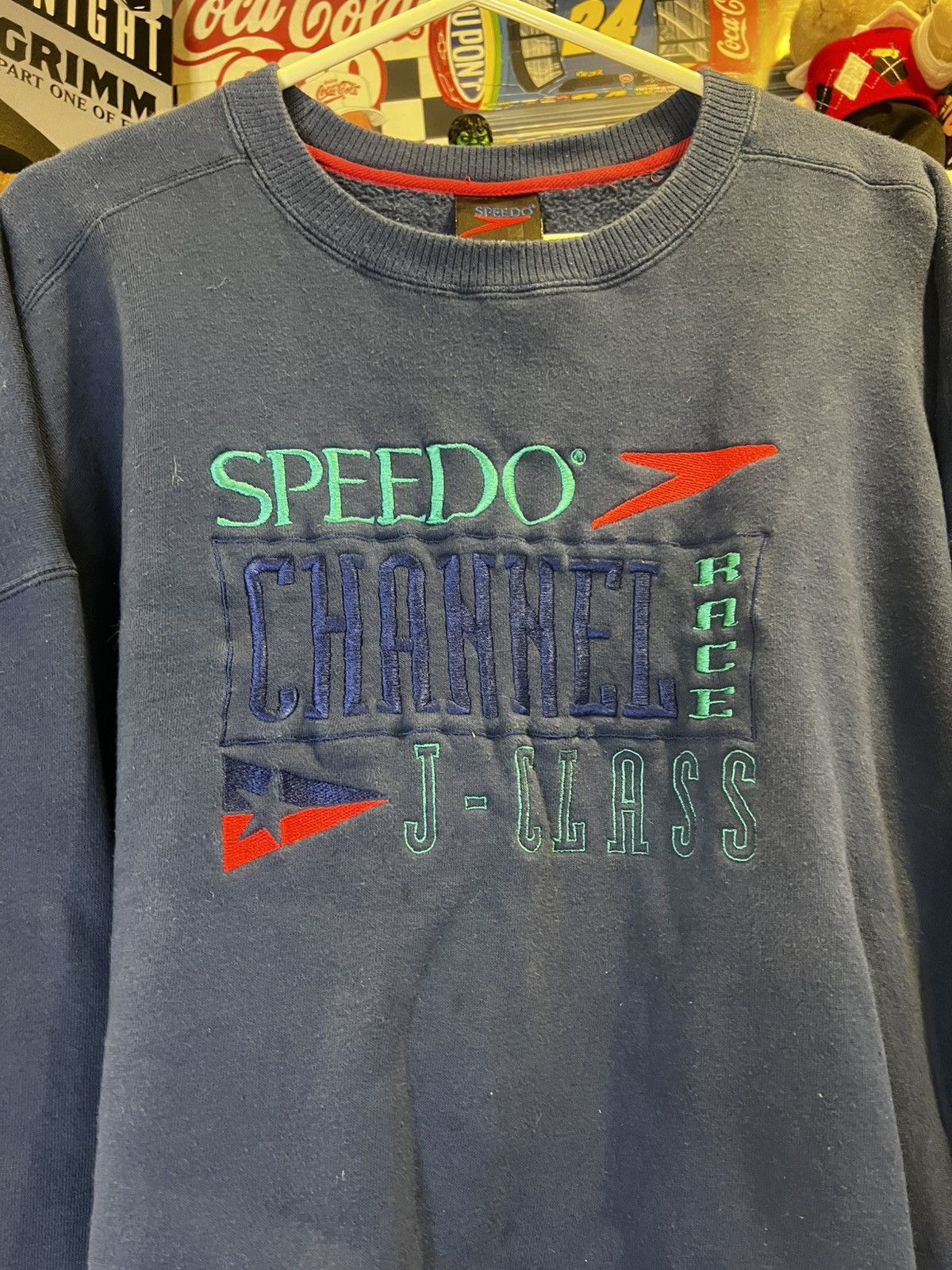Vintage VTG Speedo Crewneck Size US L / EU 52-54 / 3 - 3 Thumbnail