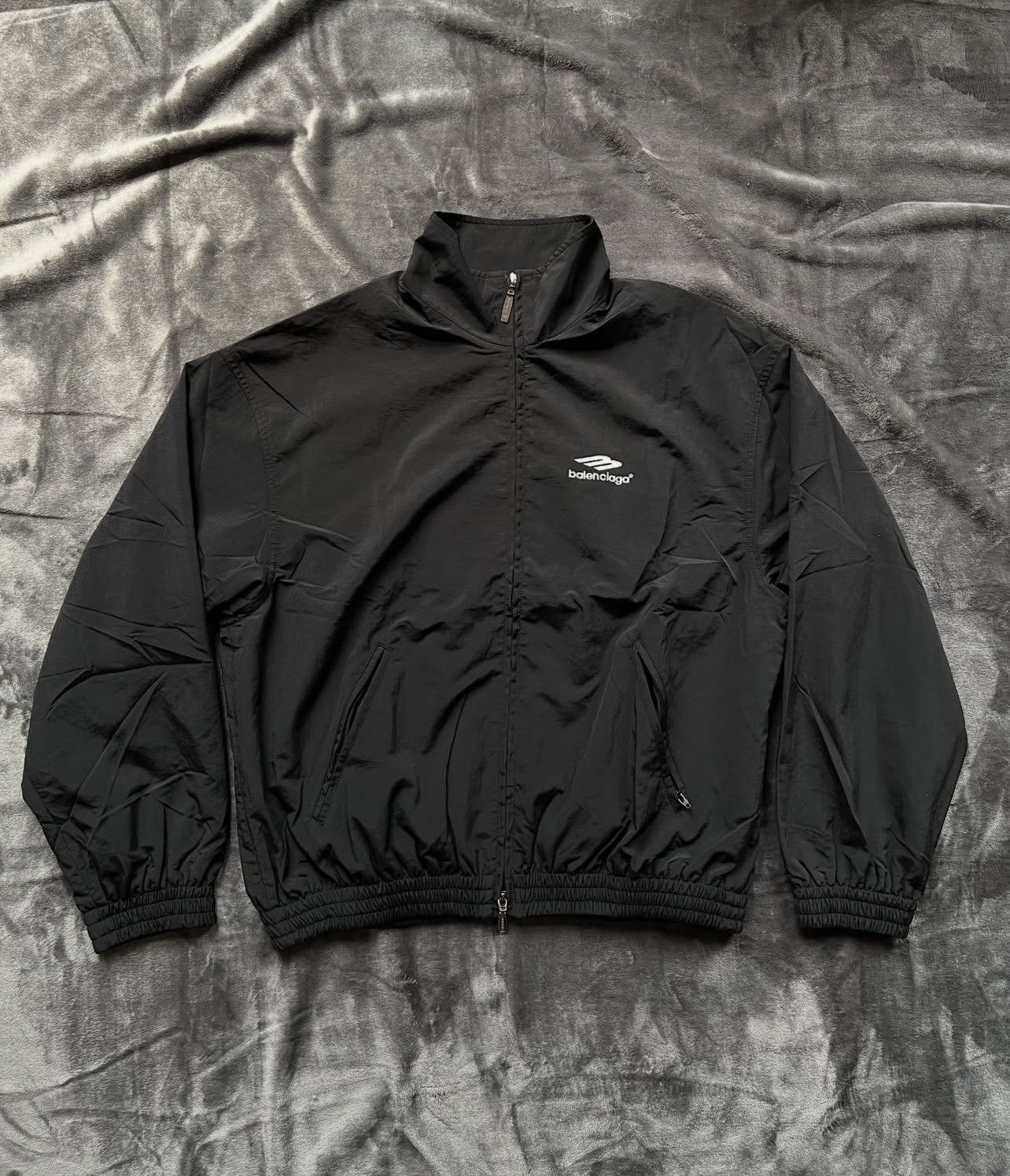 Balenciaga Balenciaga 3B Logo Black Track Jacket Size US M / EU 48-50 / 2 - 3 Thumbnail