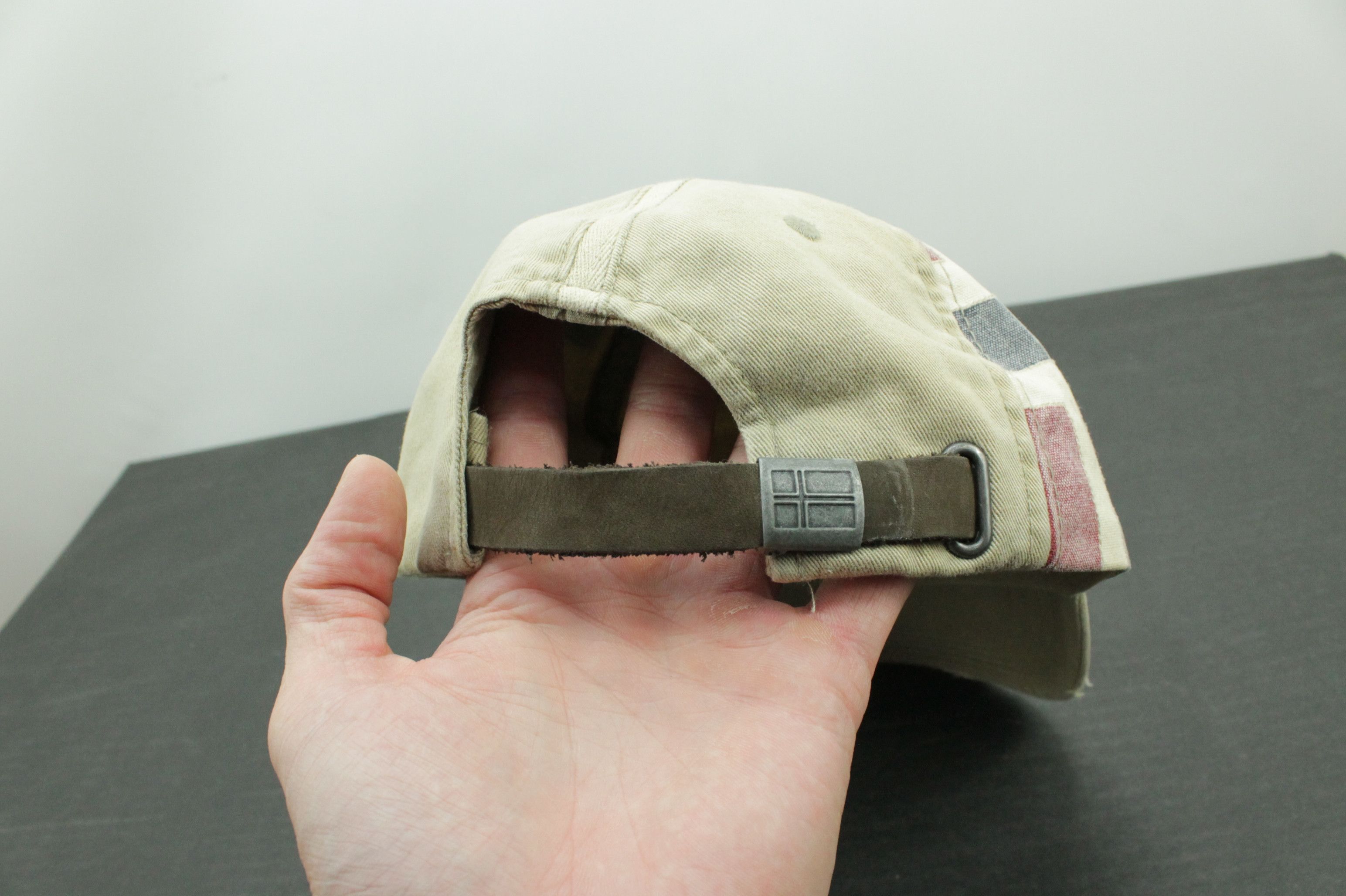 Napapijri Napapijri Beige Cotton Distressed Cap Size ONE SIZE - 4 Thumbnail