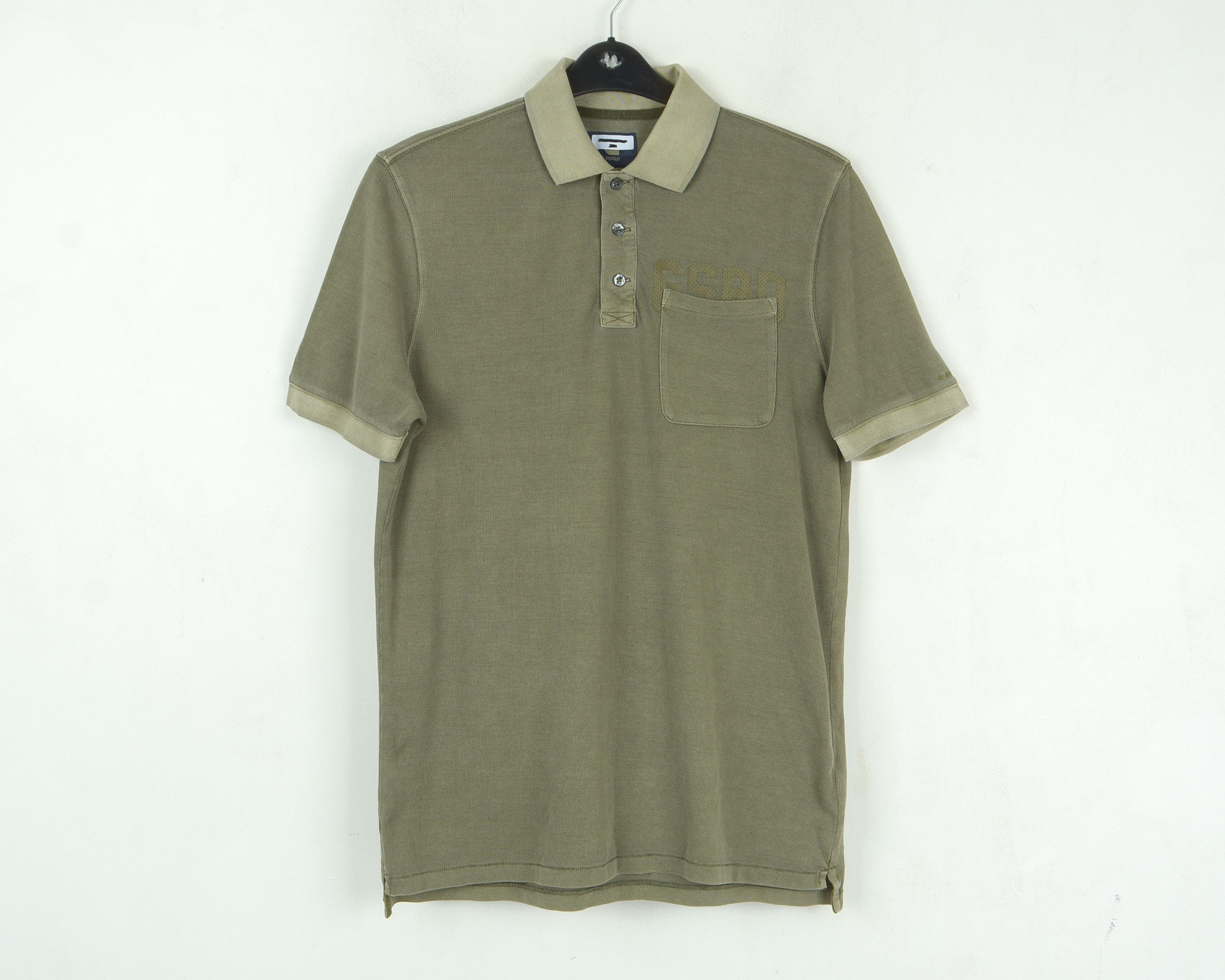 G-Star G STAR RAW Graphic 3pkt Polo Shirt Formal Short Sleeve Size US M / EU 48-50 / 2 - 1 Thumbnail