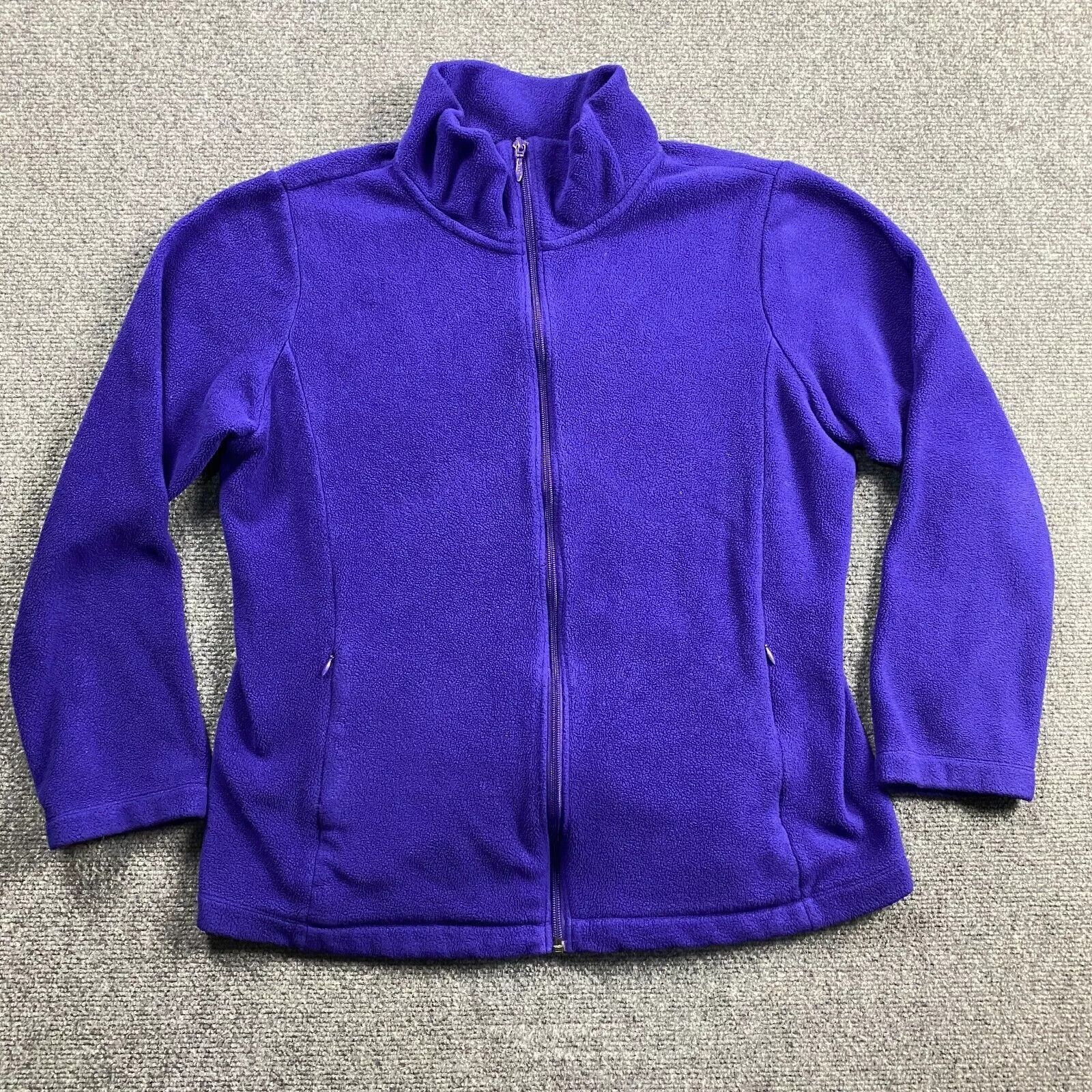 Uniqlo Uniqlo Fleece Jacket Women's Extra Large Purple Full Zip XL Size XL / US 12-14 / IT 48-50 - 1 Thumbnail