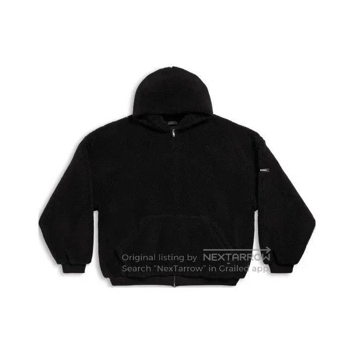 Balenciaga Balenciaga Black FW23 Logo Zip Hoodie. Size US M / EU 48-50 / 2 - 1 Thumbnail
