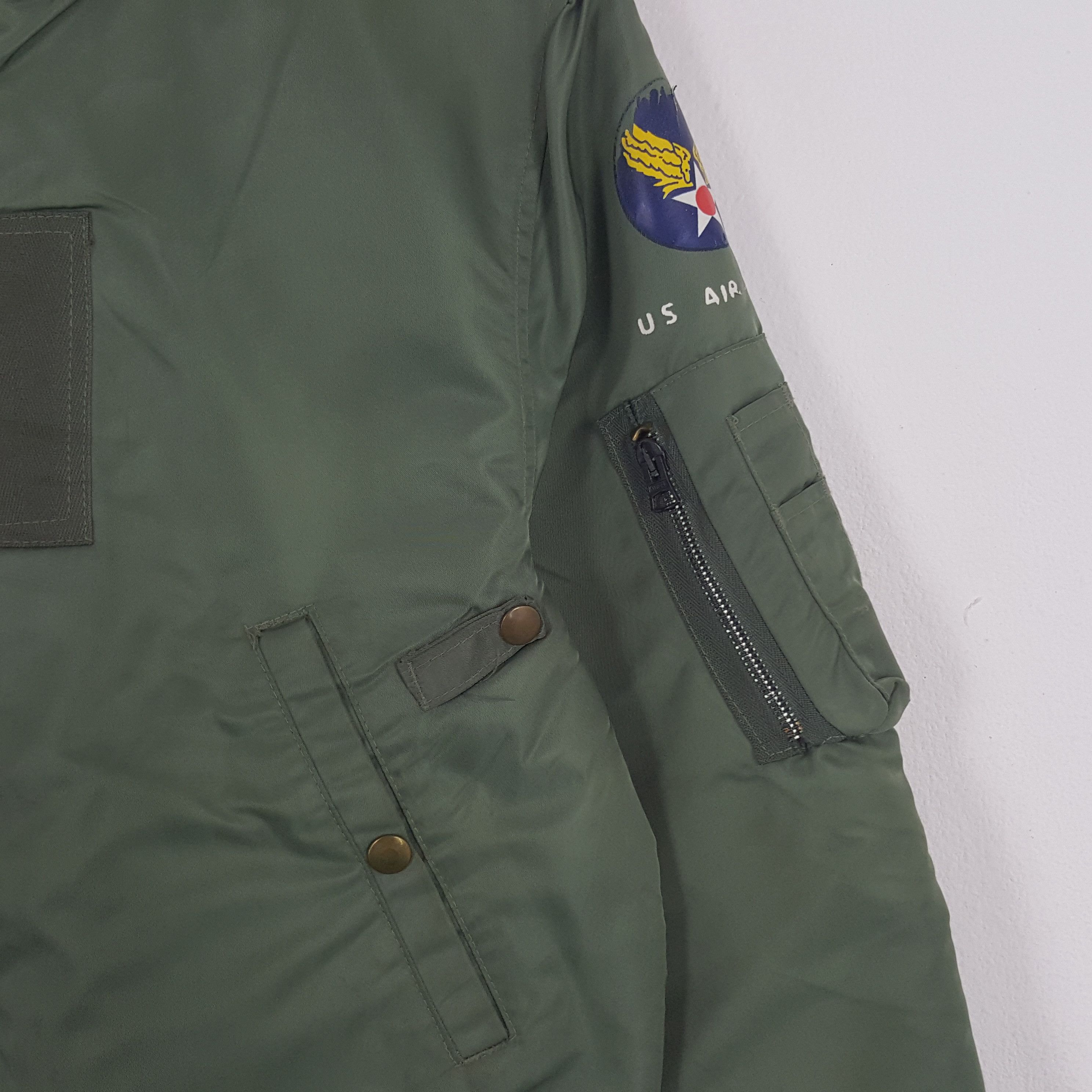 If Six Was Nine × Vintage Vintage Us Air Force x Custom Scorpion Bomber Jacket Size US M / EU 48-50 / 2 - 5 Thumbnail