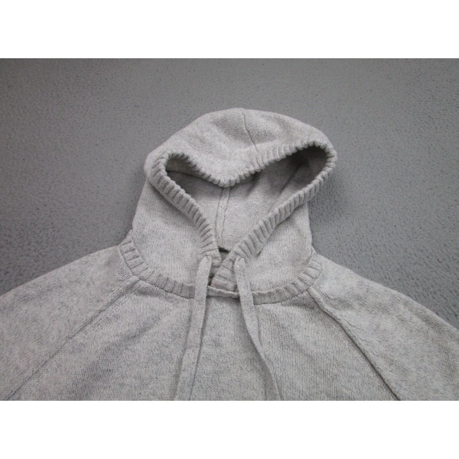 Vintage Target Hoodie Sweater Womens L Gray Knit Pullover Kangaroo Pocket Athleisure Size L / US 10 / IT 46 - 2 Thumbnail